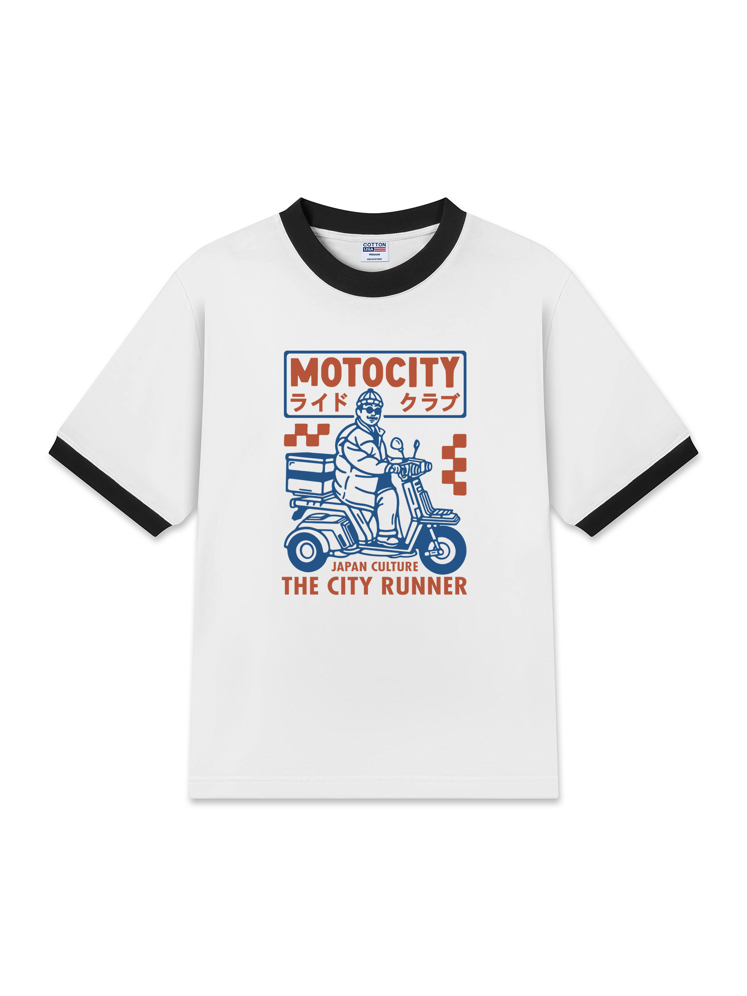 Áo Thun Ringer Relaxed Fit MOTOCITY