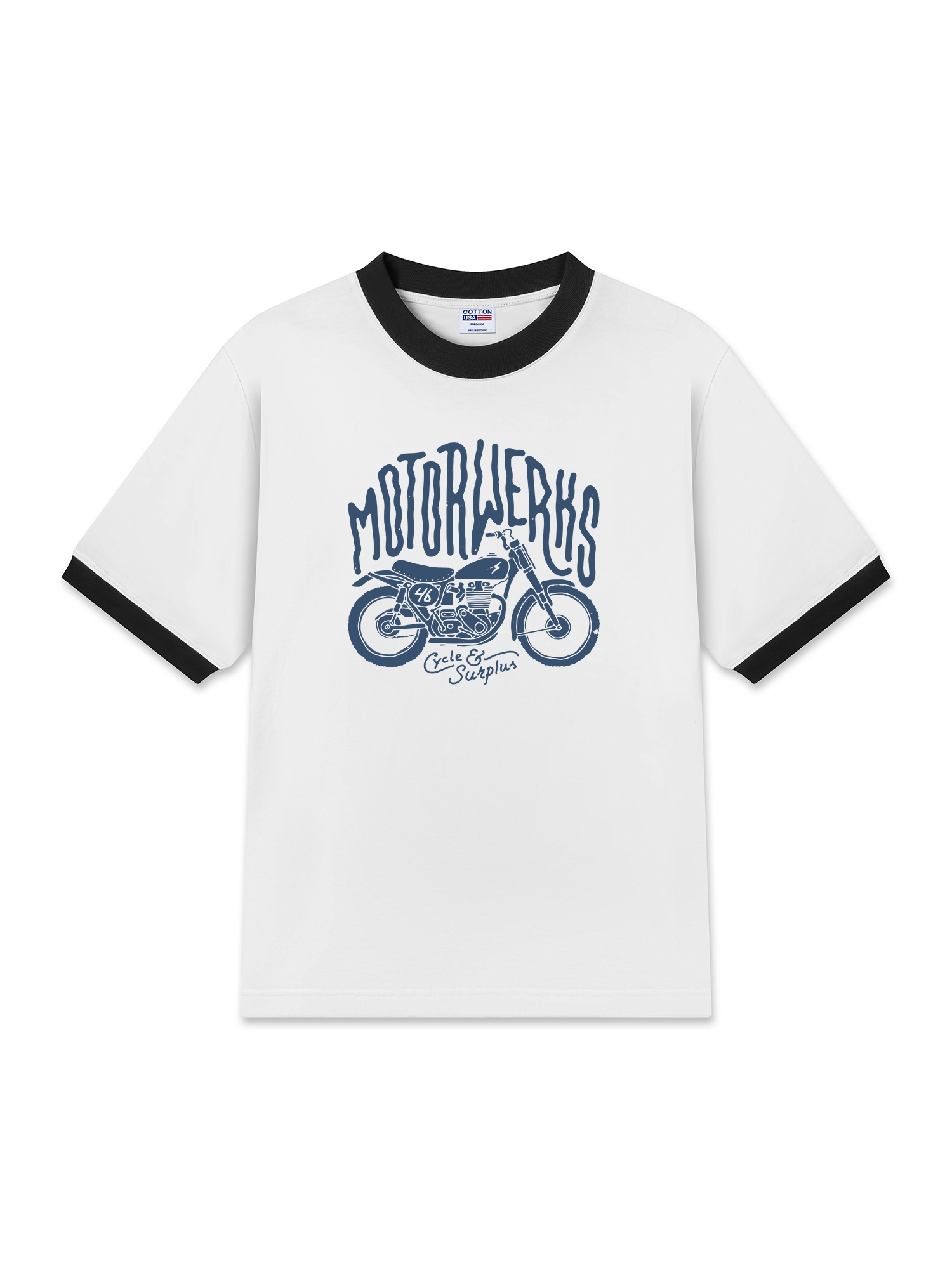 Áo Thun Ringer Relaxed Fit Retro Ride