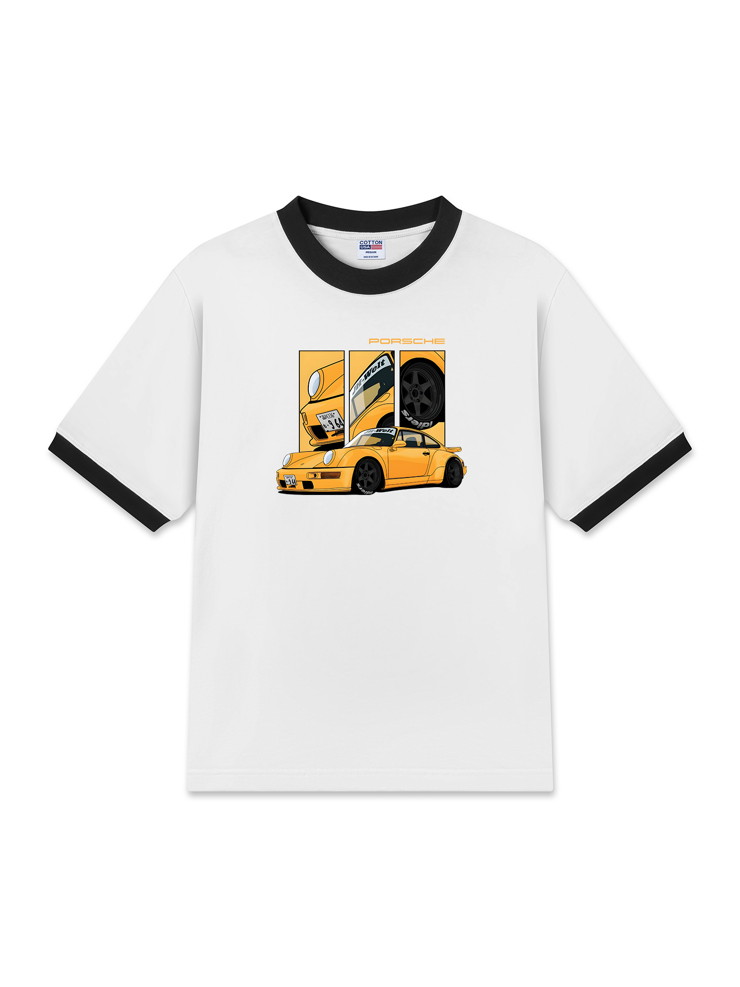 Áo Thun Ringer Relaxed Fit PORSCHE JH-Welt