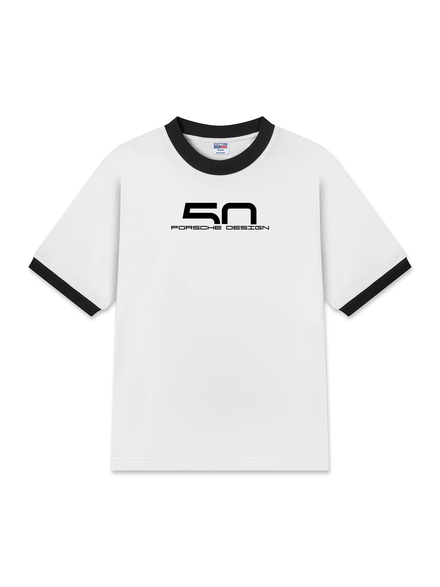 Áo Thun Ringer Relaxed Fit Porsche 50Y Crew Neck