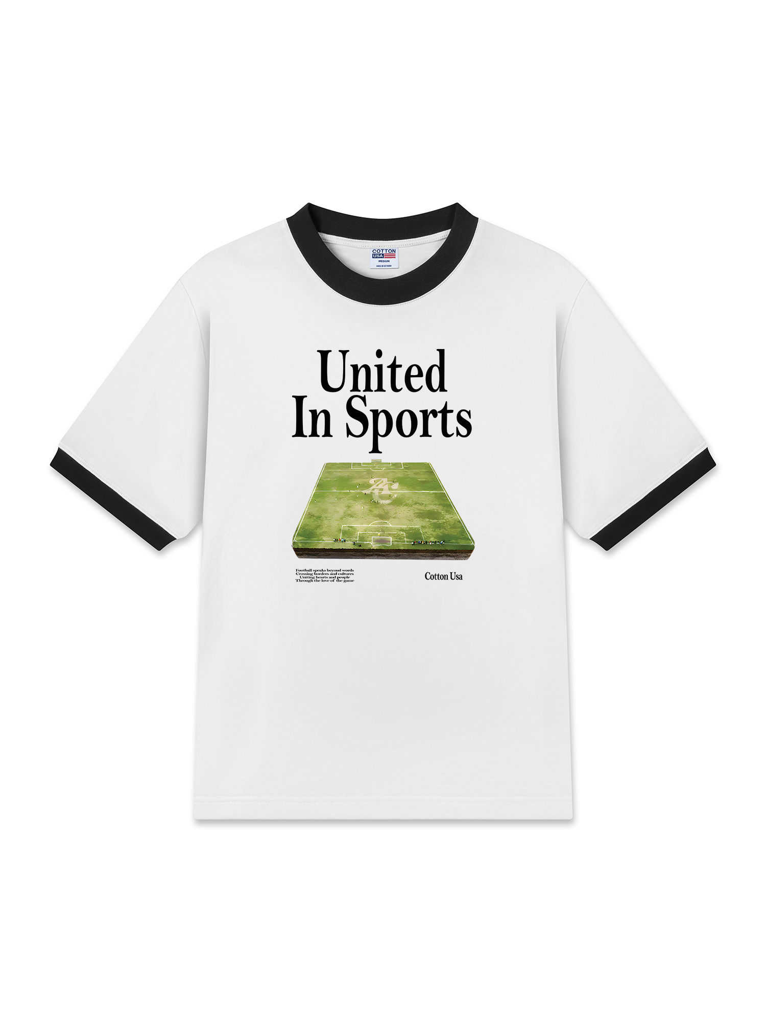 Áo Thun Ringer Relaxed Fit Soccer United In Sports