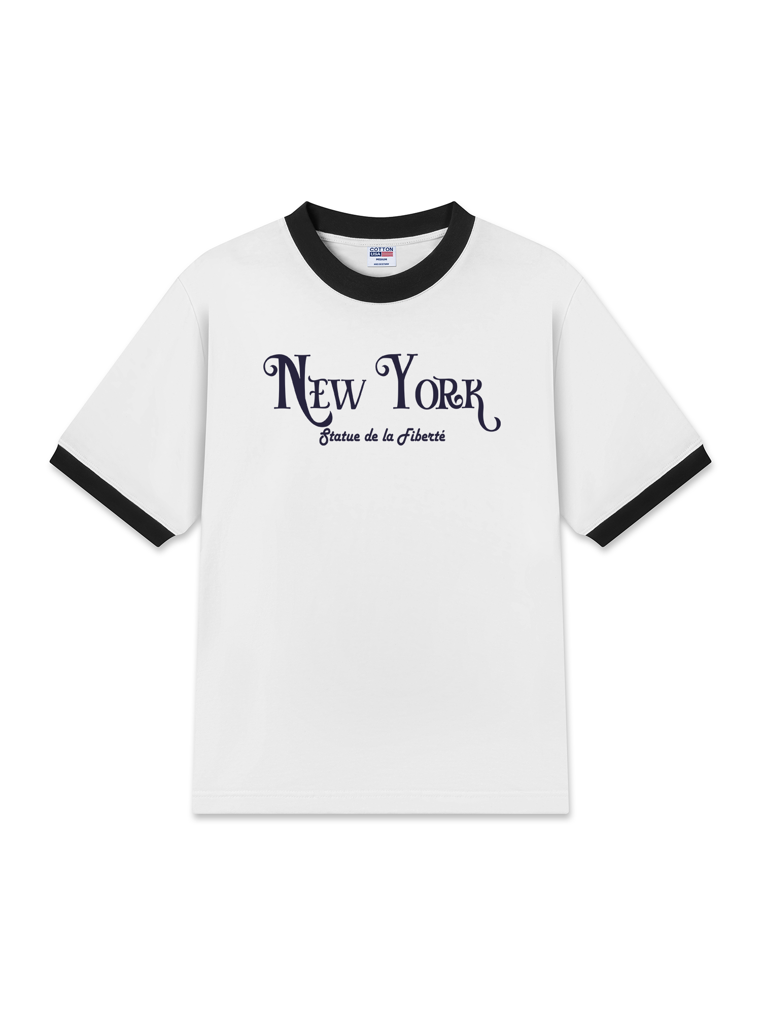 Áo Thun Ringer Relaxed Fit City New York