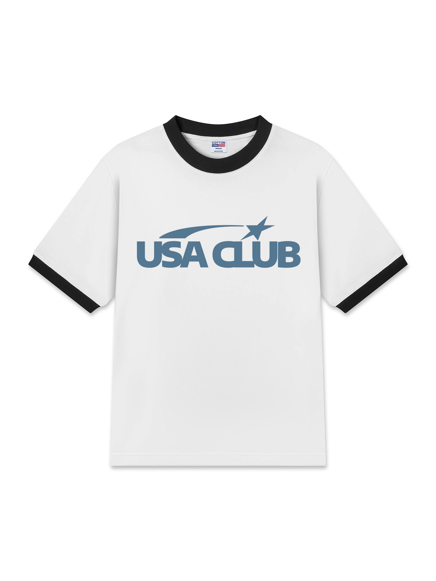 Áo Thun Ringer Relaxed Fit USA Meteoroid Club