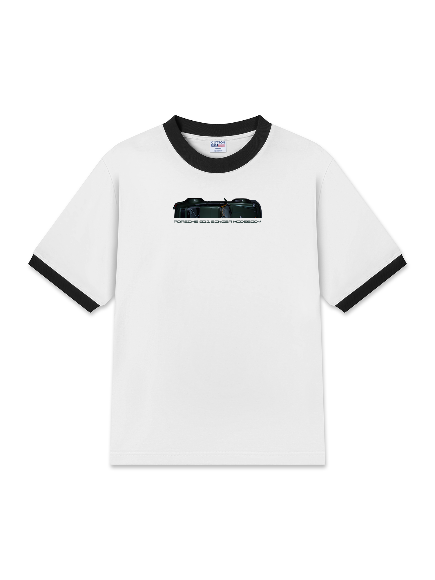 Áo Thun Ringer Relaxed Fit Porsche 911 Singer WideBody