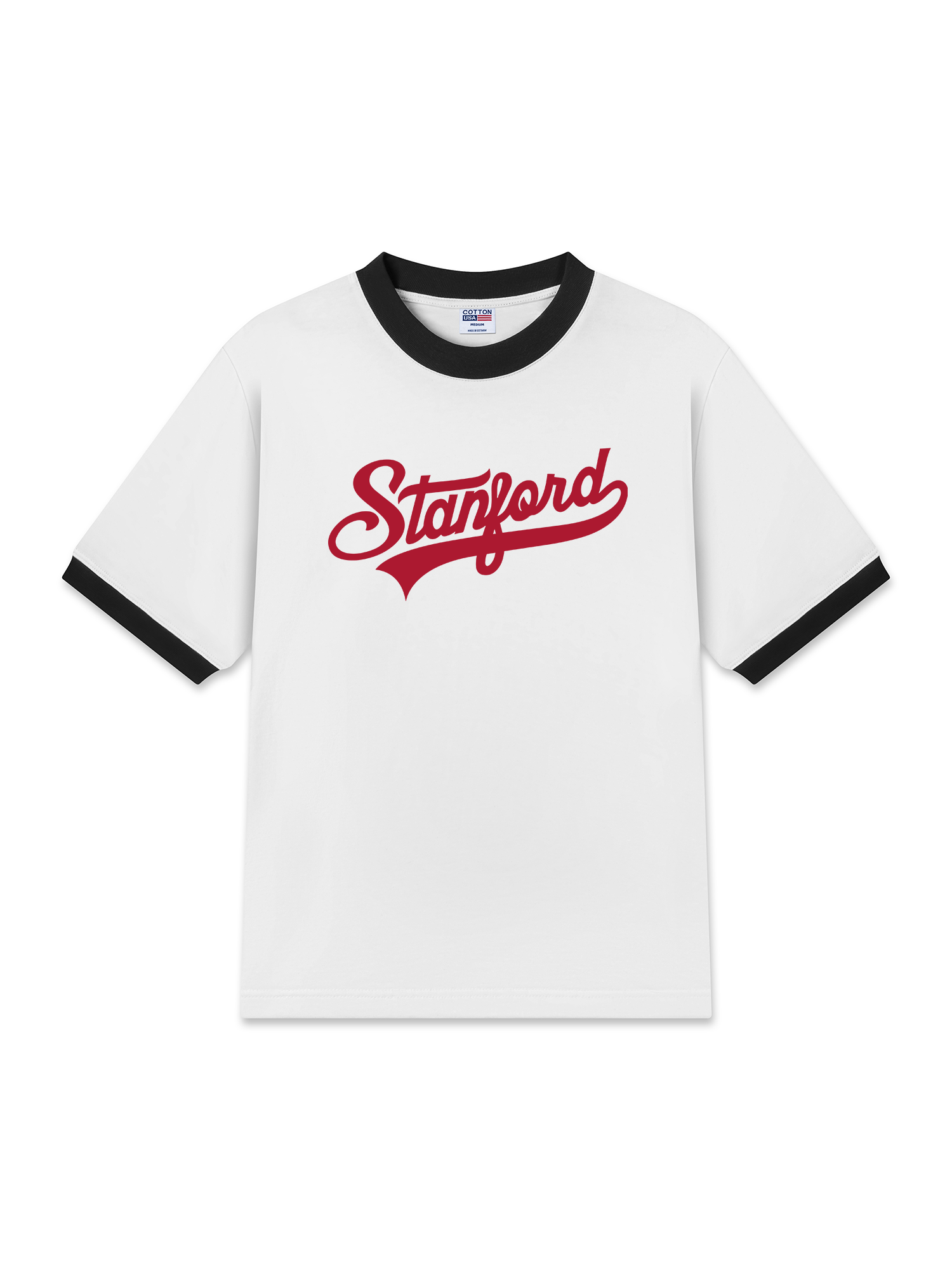 Áo Thun Ringer Relaxed Fit USA Stanford Classic