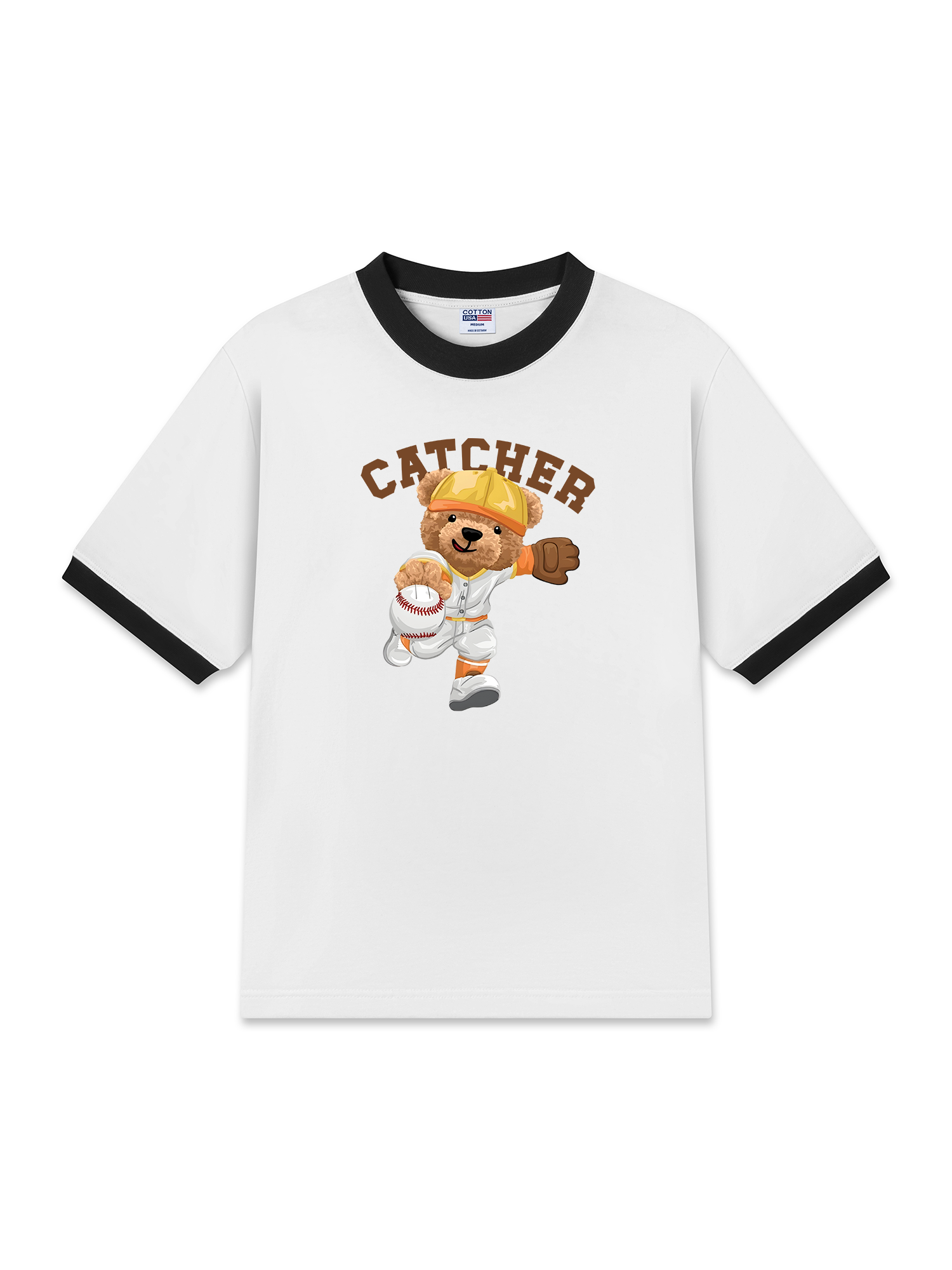 Áo Thun Ringer Relaxed Fit Catcher