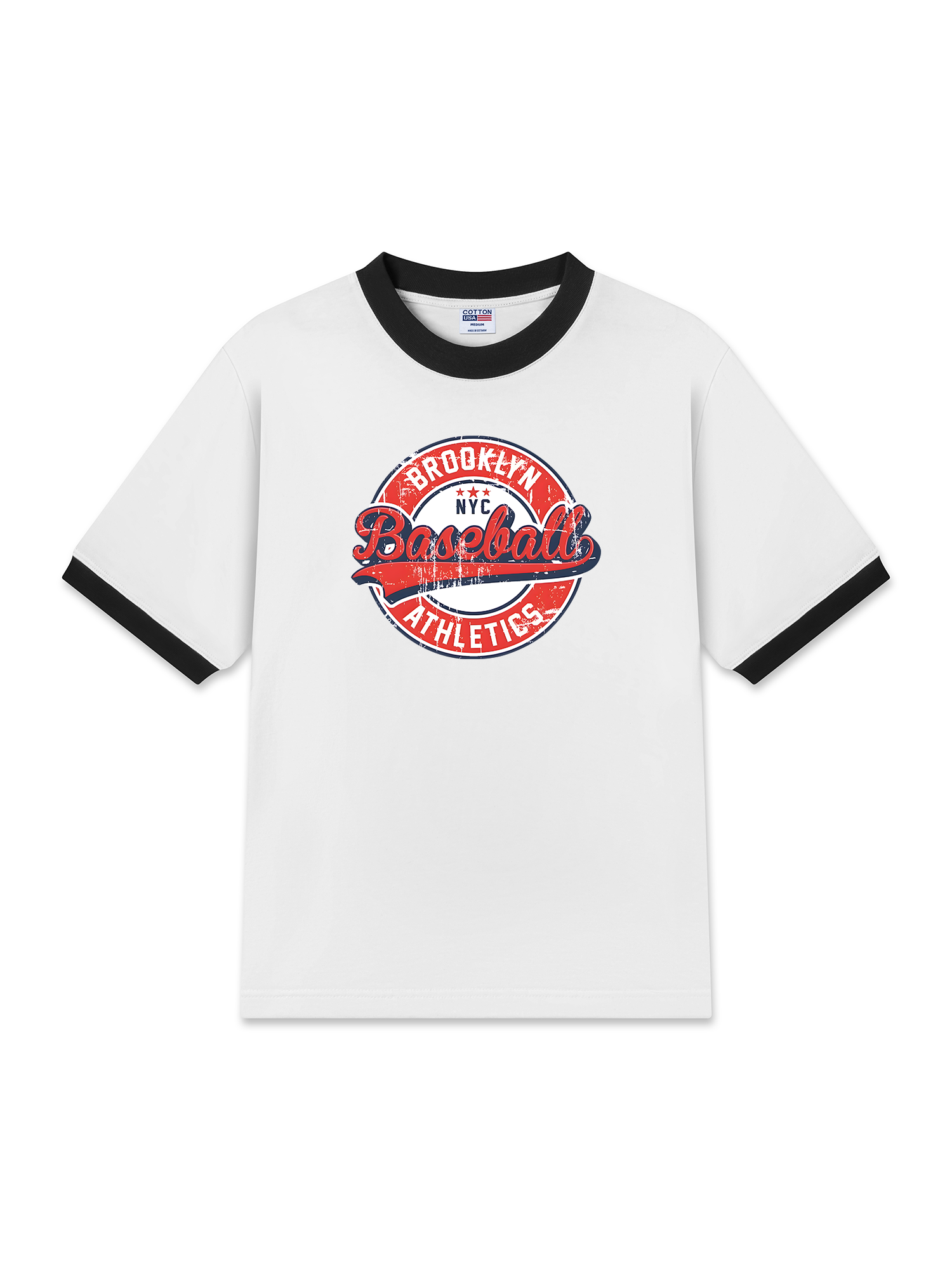 Áo Thun Ringer Relaxed Fit Baseball Brooklyn