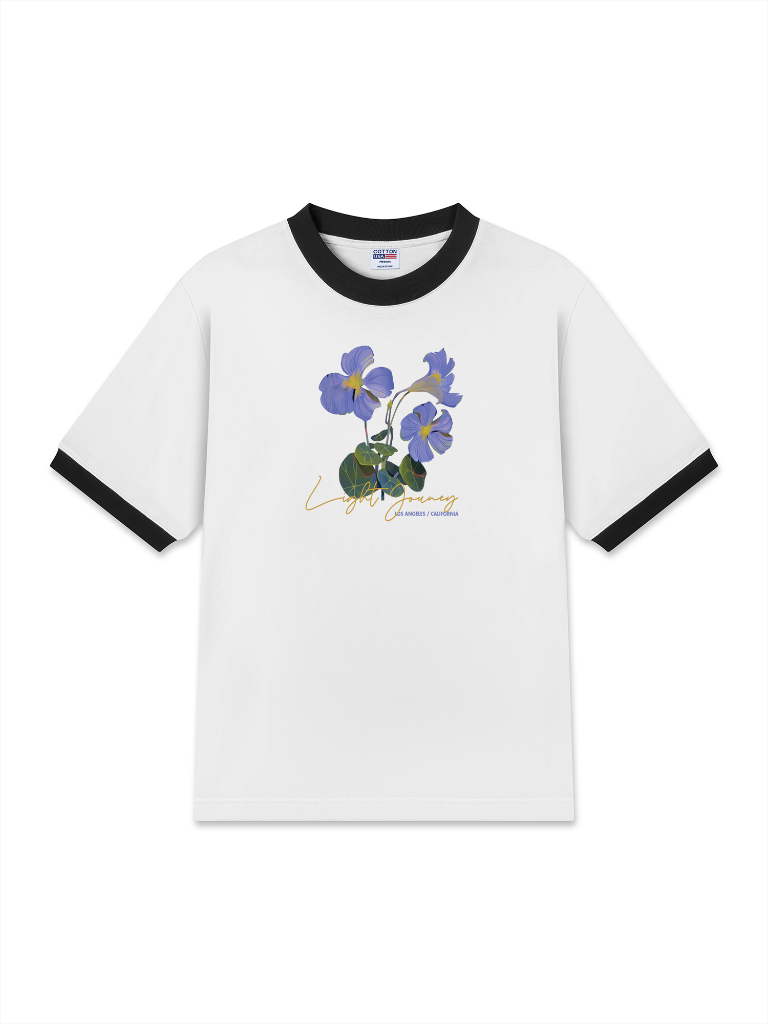 Áo Thun Ringer Relaxed Fit Light Journey