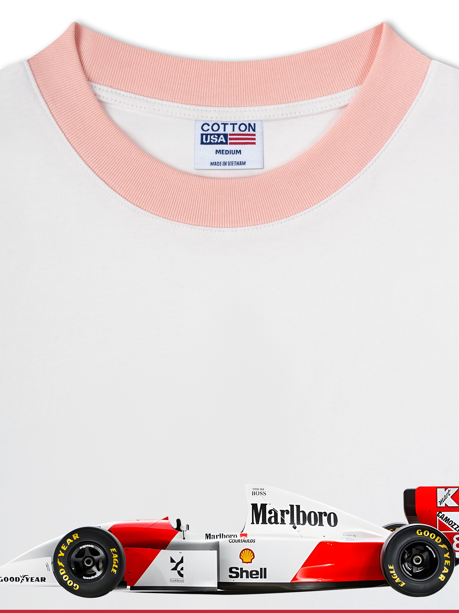 Áo Thun Ringer Relaxed Fit Marlboro International Race