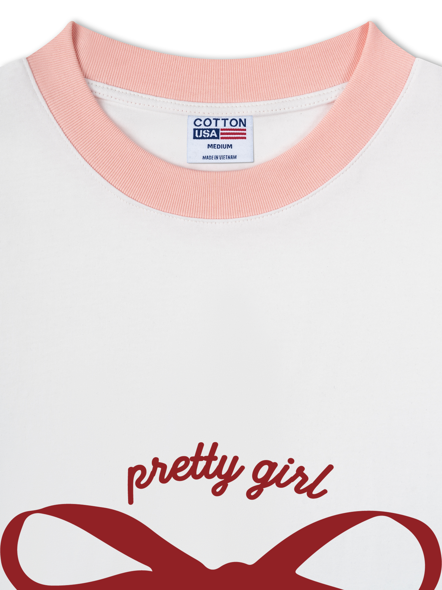 Áo Thun Ringer Relaxed Fit Pretty Girl