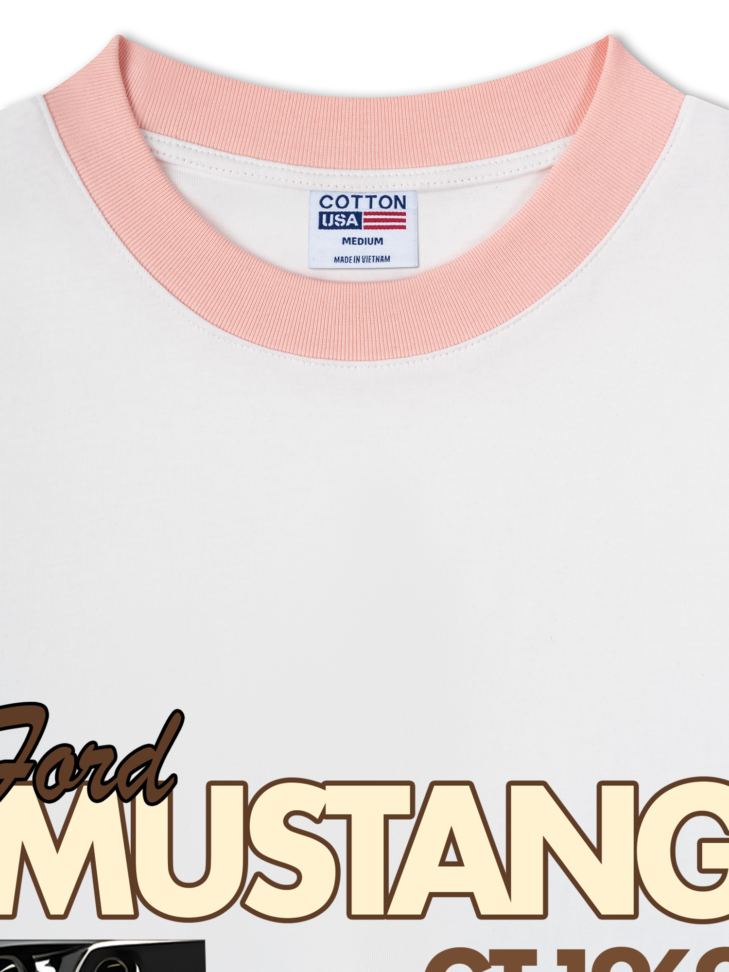 Áo Thun Ringer Relaxed Fit Mustang GT1969