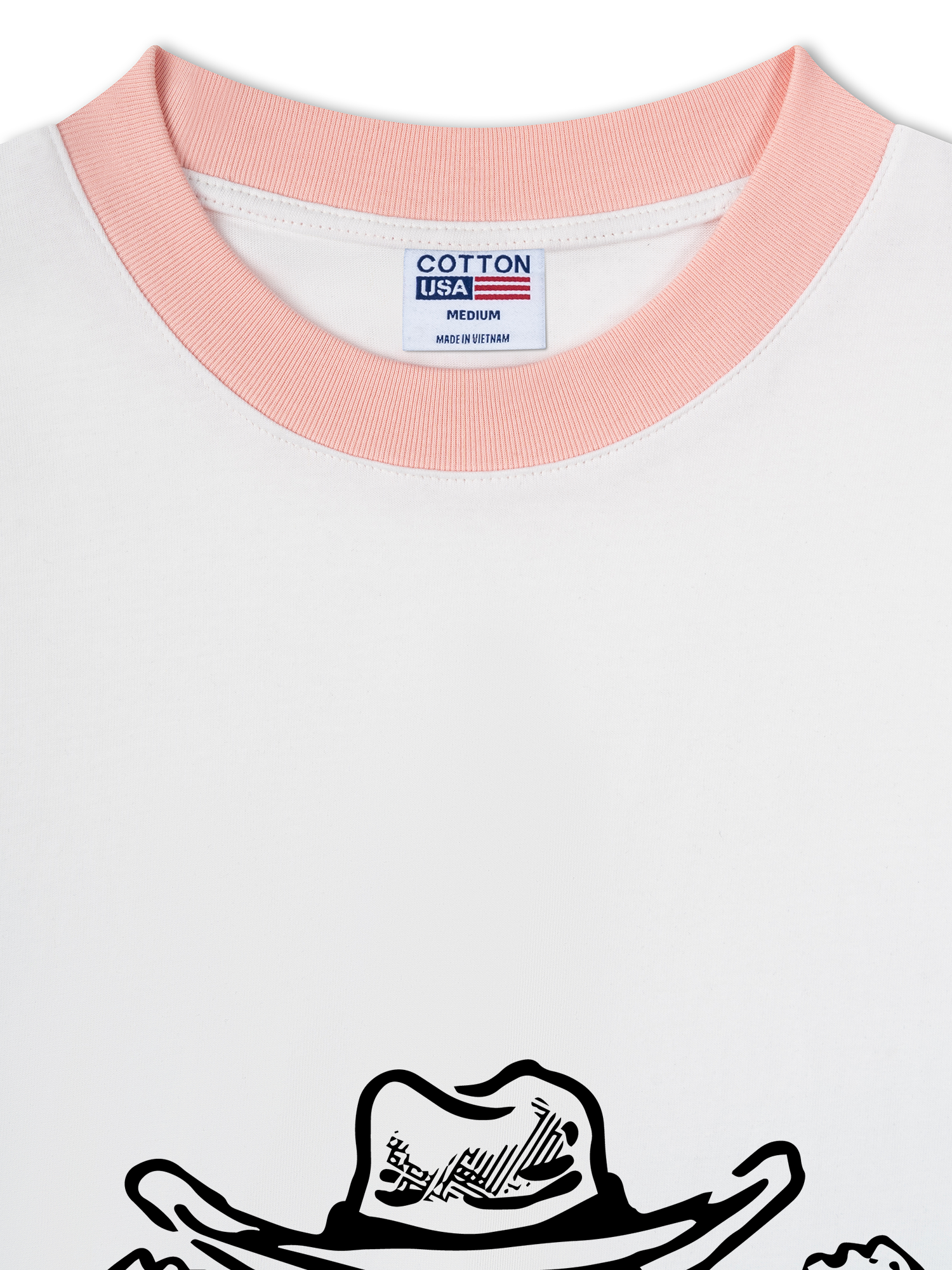 Áo Thun Ringer Relaxed Fit Marlboro Behind Cowboy