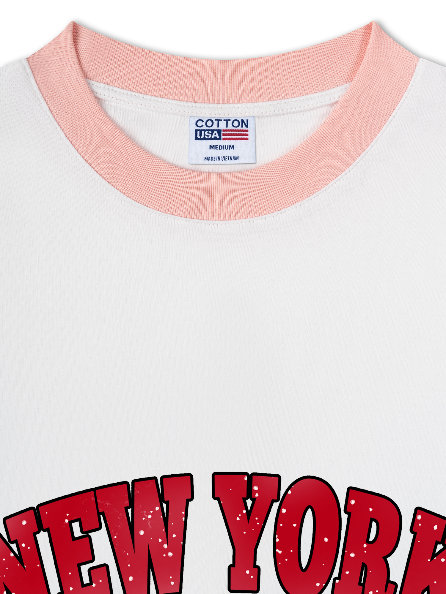 Áo Thun Ringer Relaxed Fit City New York Brooklyn