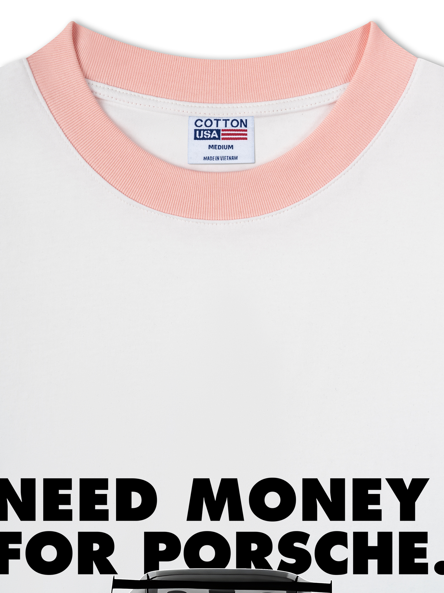 Áo Thun Ringer Relaxed Fit Porsche All Black 911 GT3RS