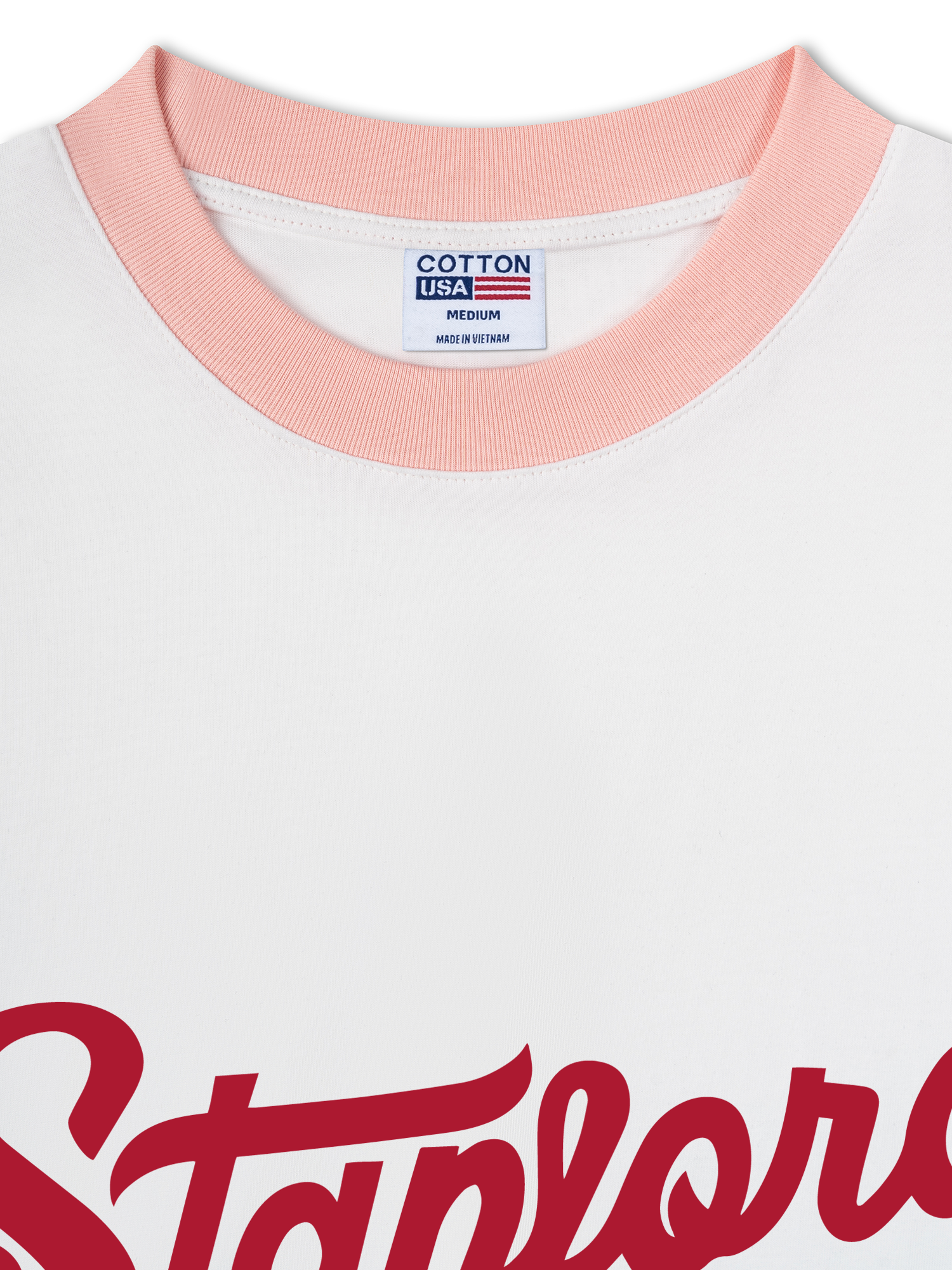 Áo Thun Ringer Relaxed Fit USA Stanford Classic