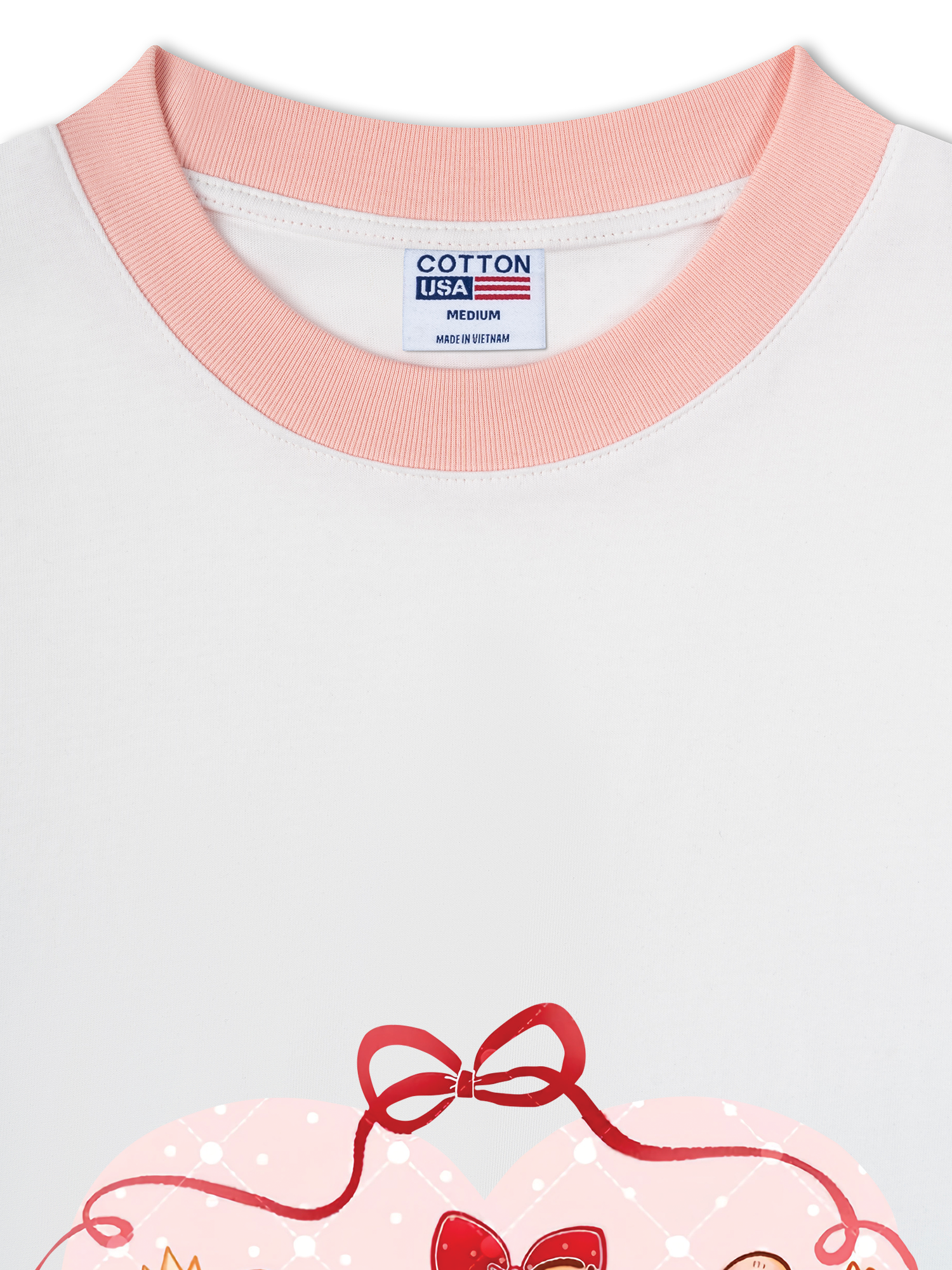 Áo Thun Ringer Relaxed Fit Ballet Bears