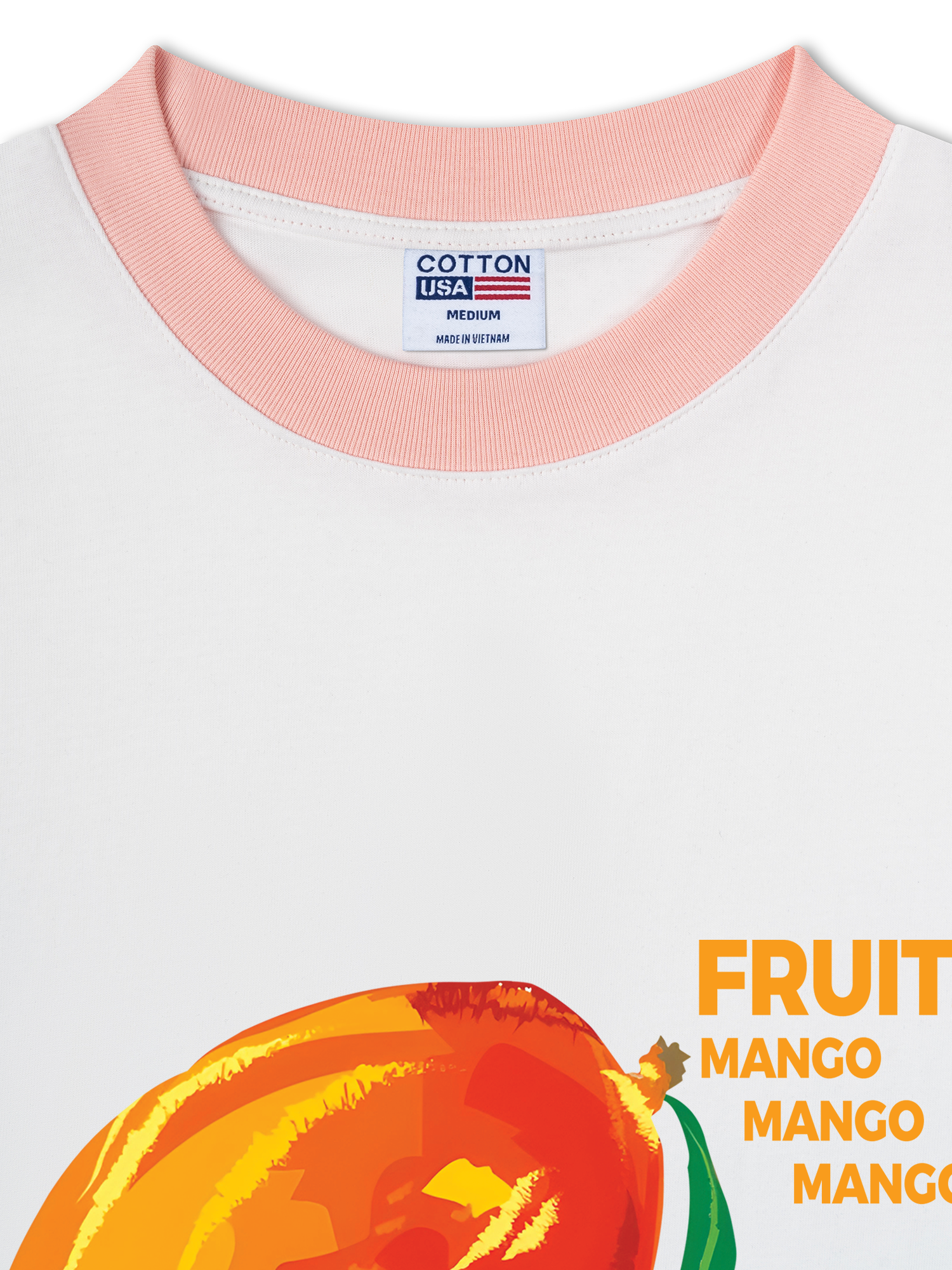 Áo Thun Ringer Relaxed Fit Tropical Mango