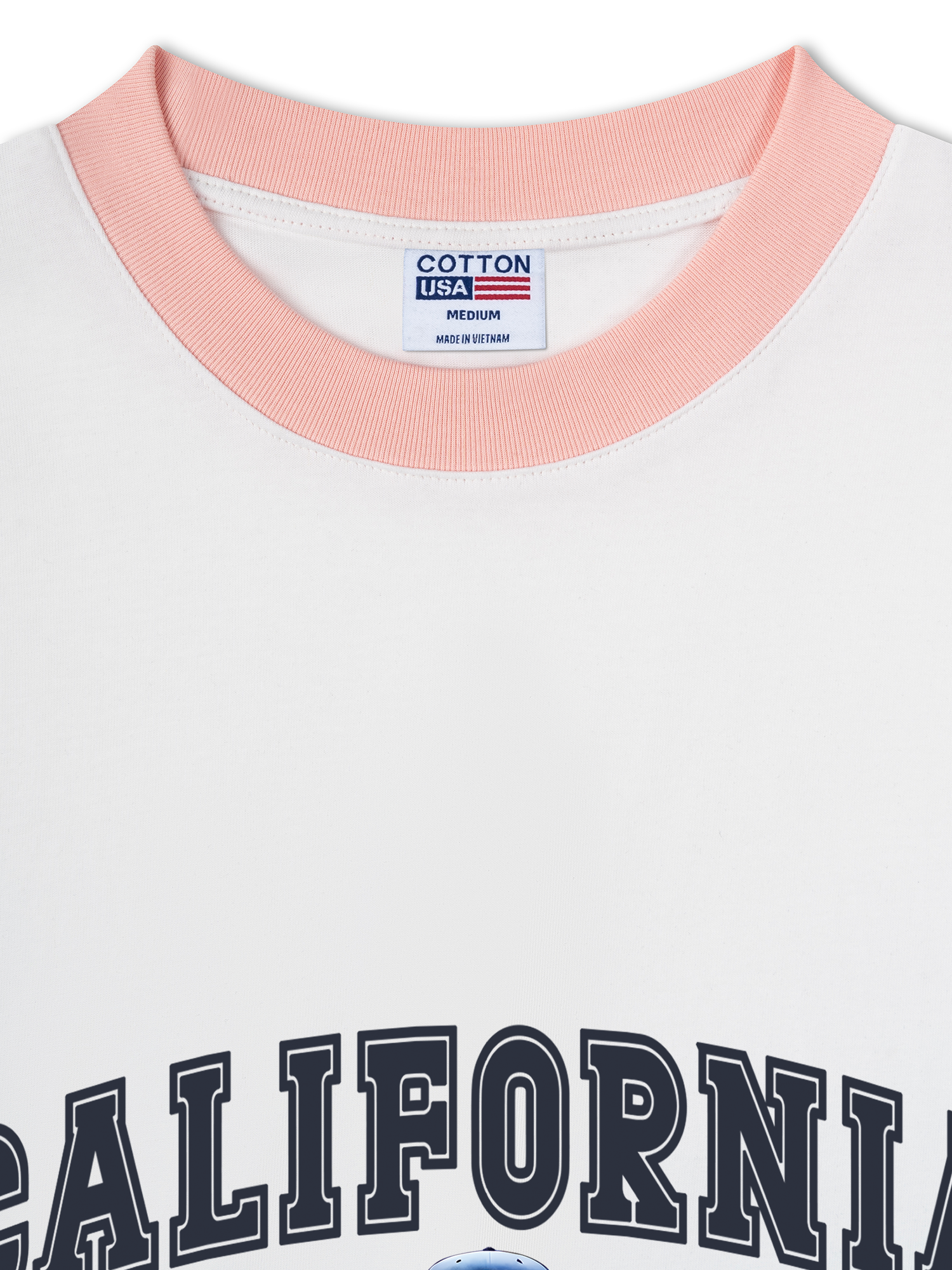 Áo Thun Ringer Relaxed Fit Baseball California Culture