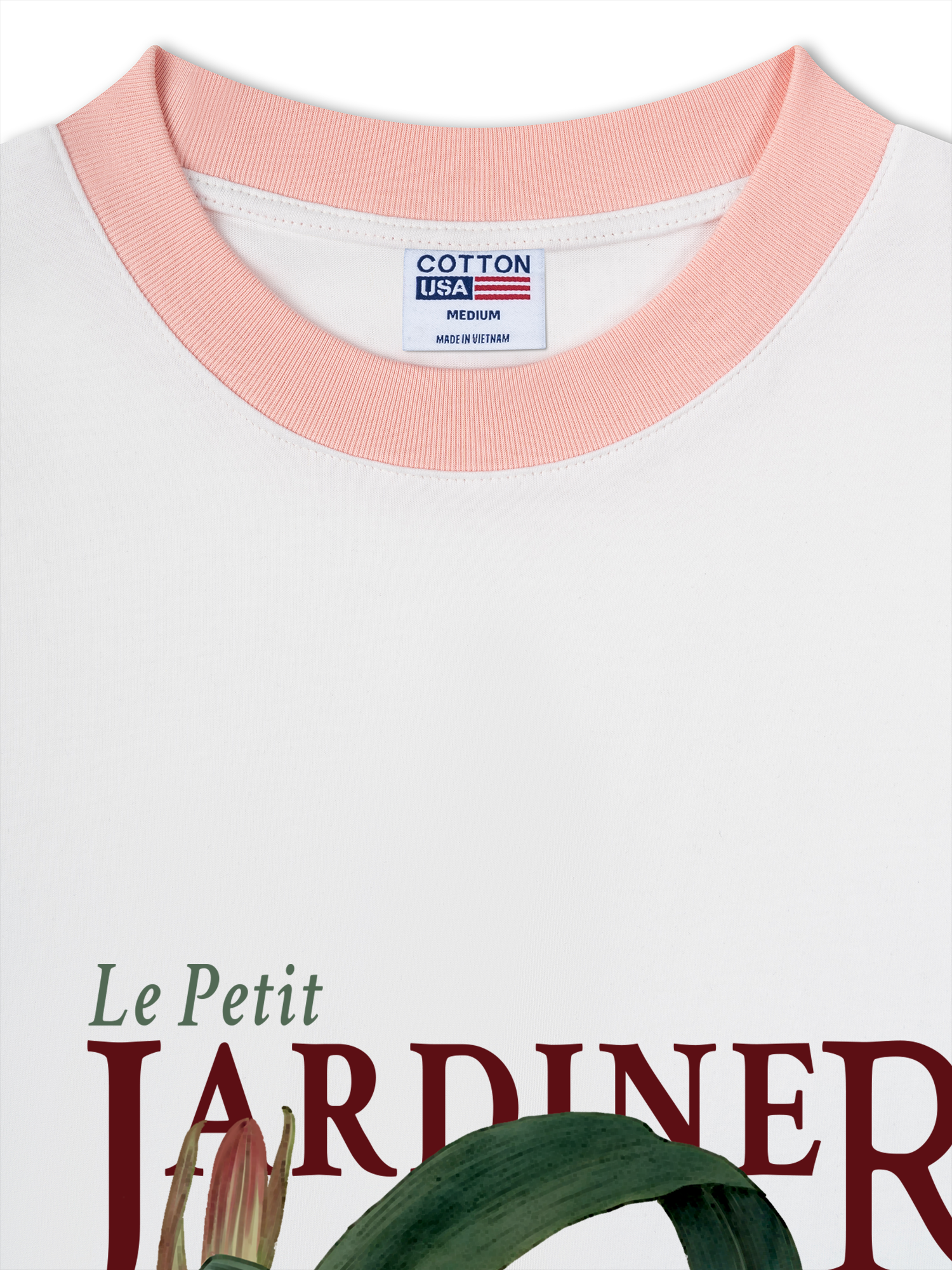 Áo Thun Ringer Relaxed Fit Le Petit Jardiner