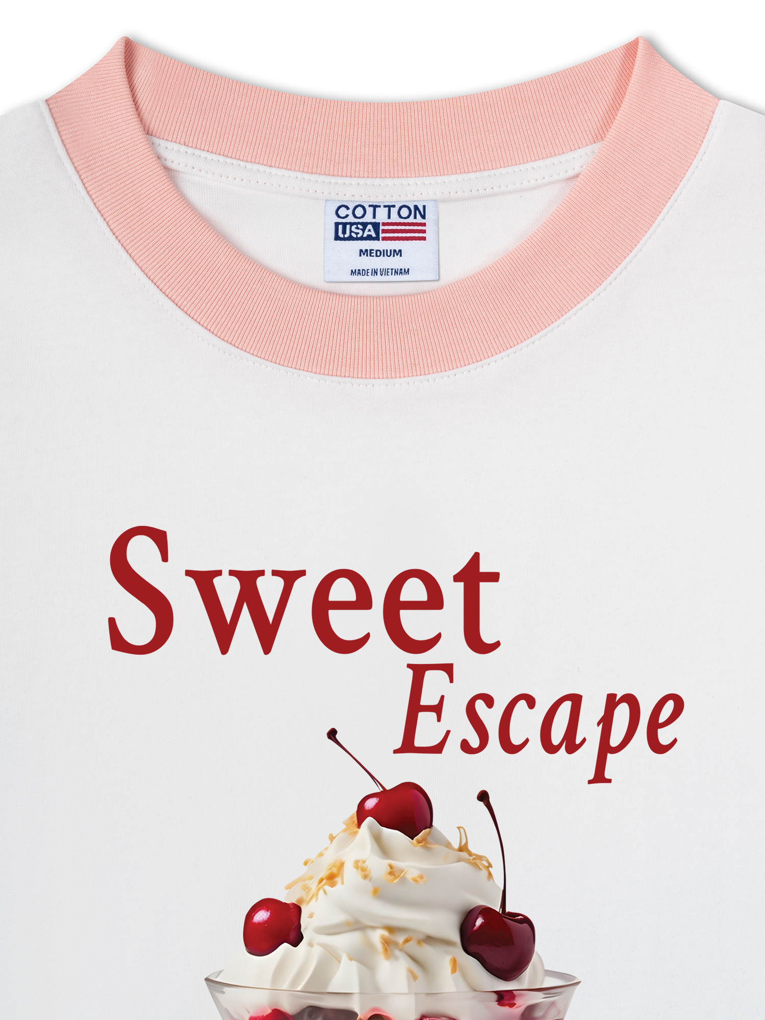 Áo Thun Ringer Relaxed Fit Tropical Sweet Escape