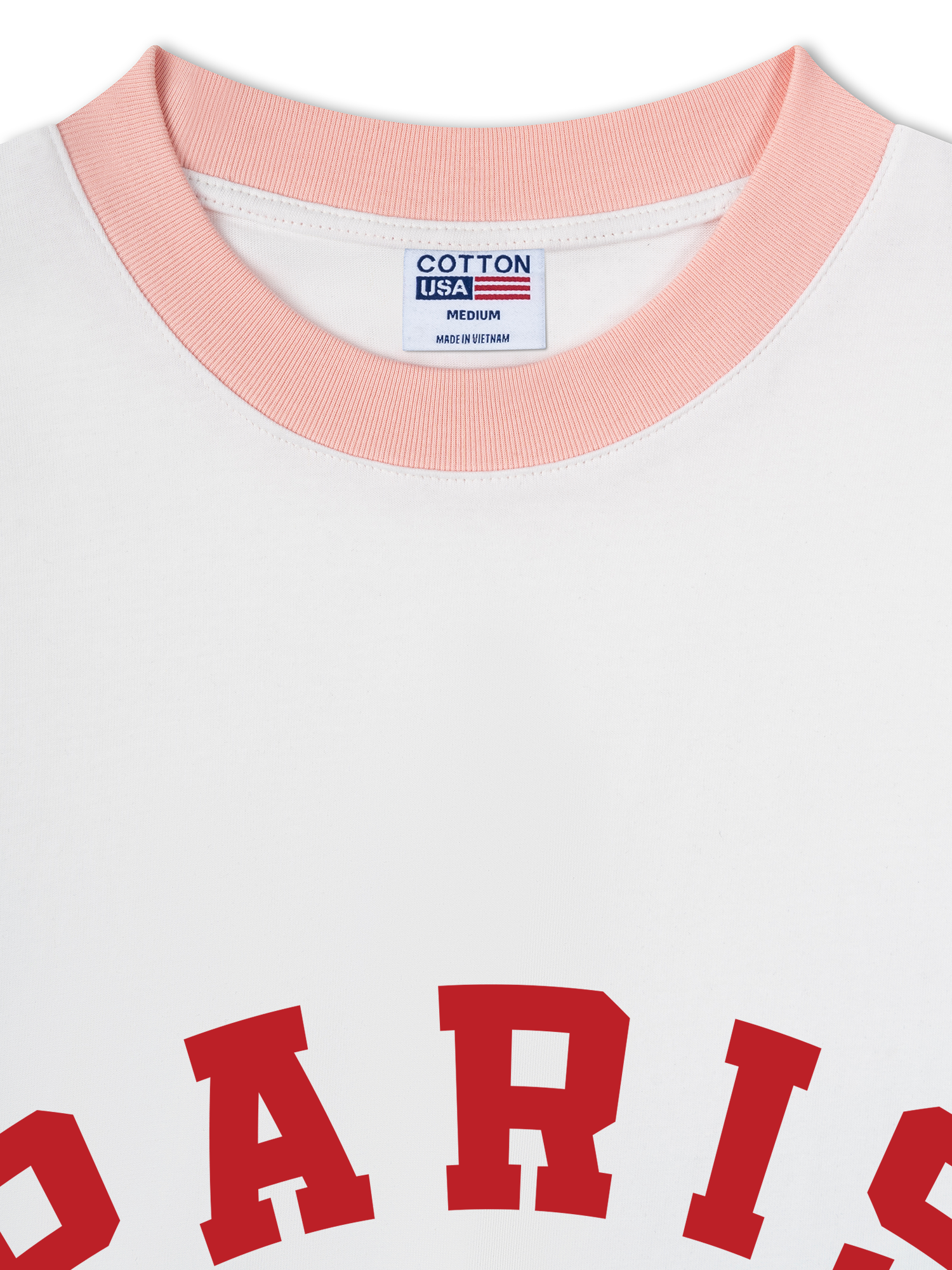 Áo Thun Ringer Relaxed Fit City Paris Athletique