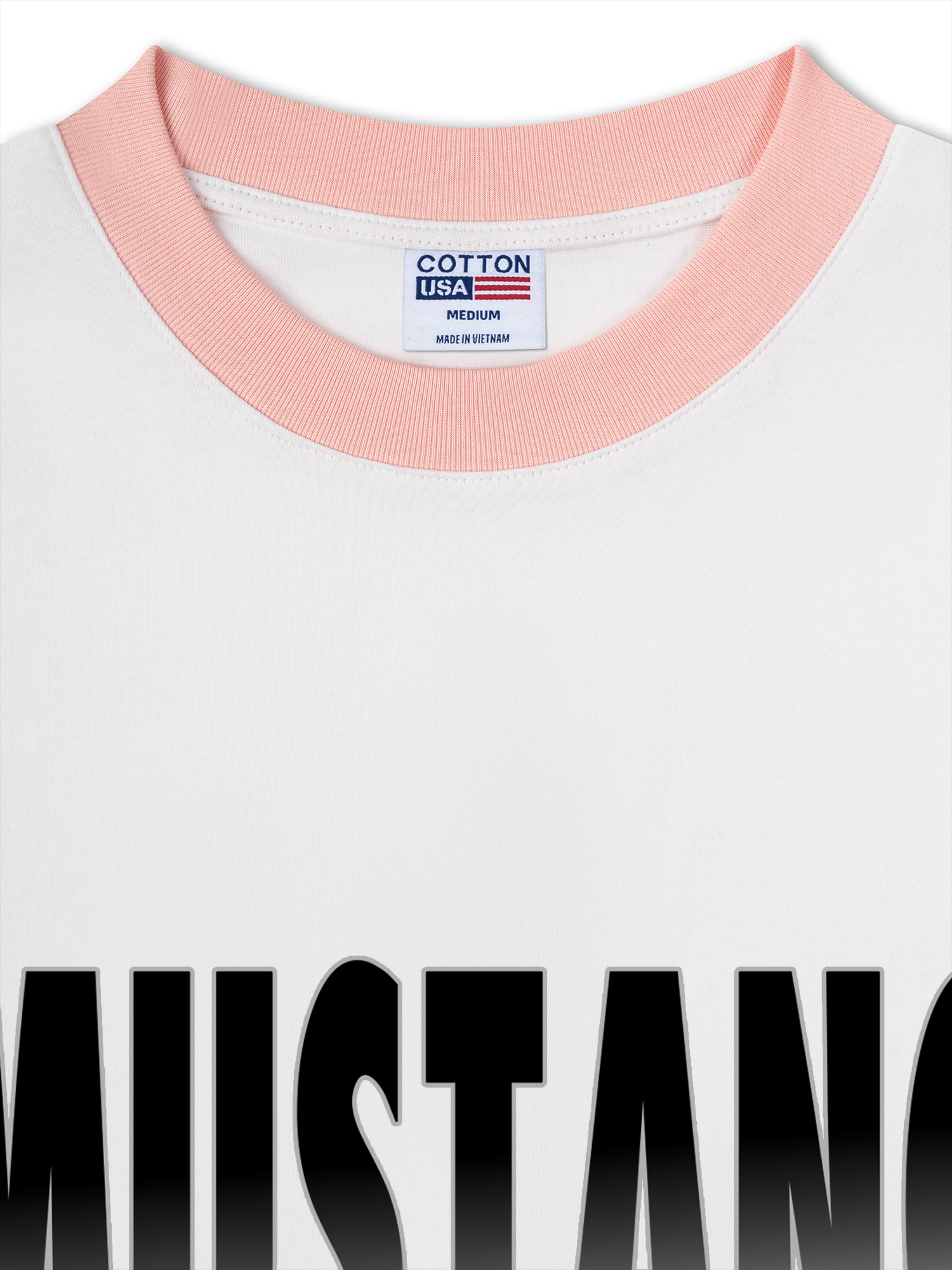 Áo Thun Ringer Relaxed Fit Mustang Black Version