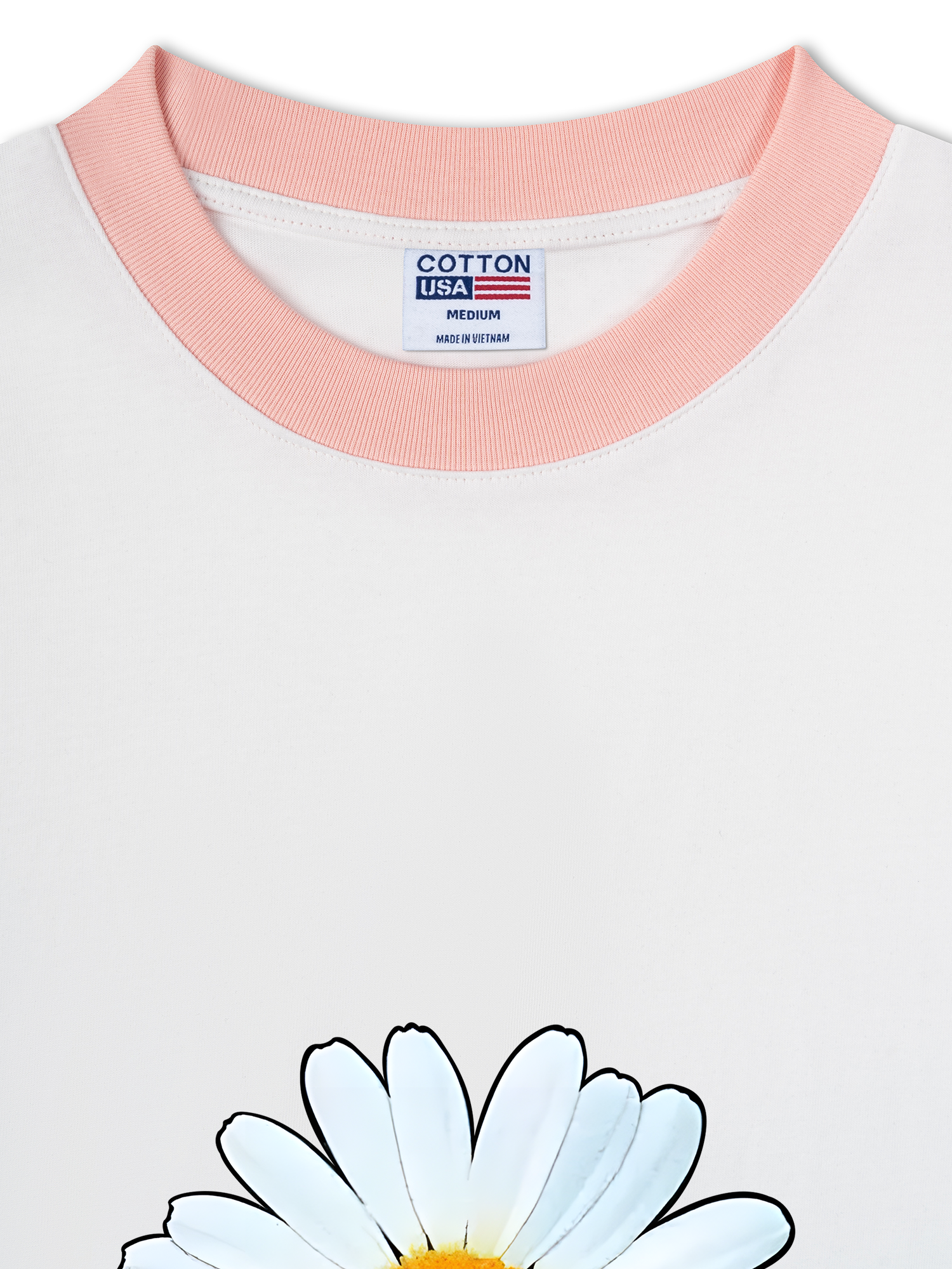 Áo Thun Ringer Relaxed Fit Floral Peace Minusone