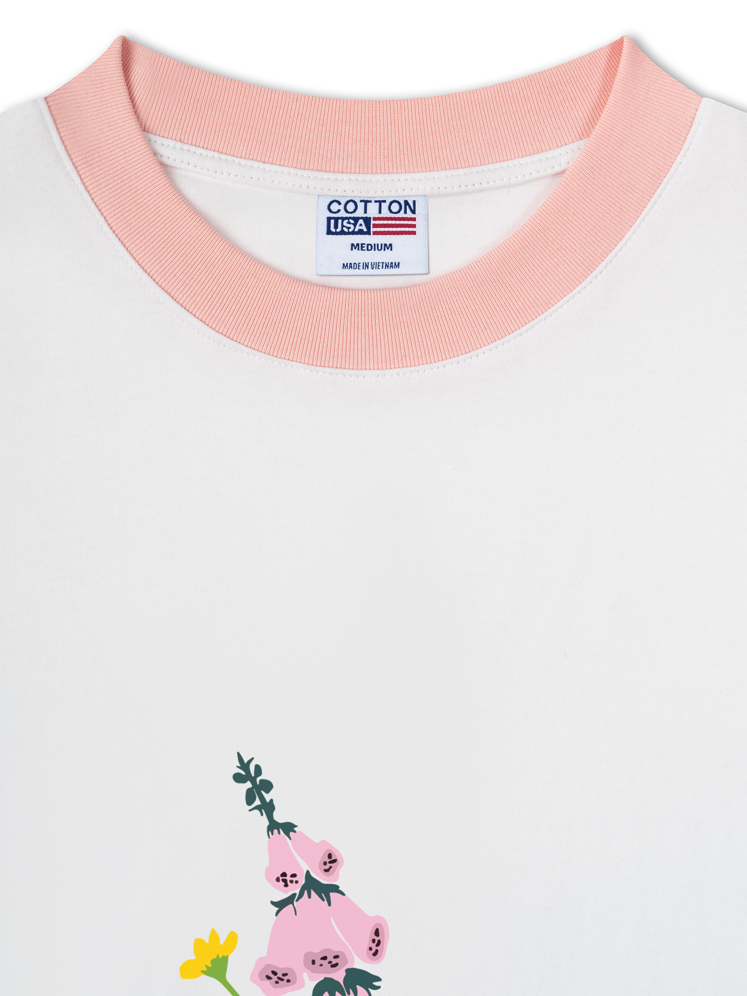 Áo Thun Ringer Relaxed Fit Send me Flowers