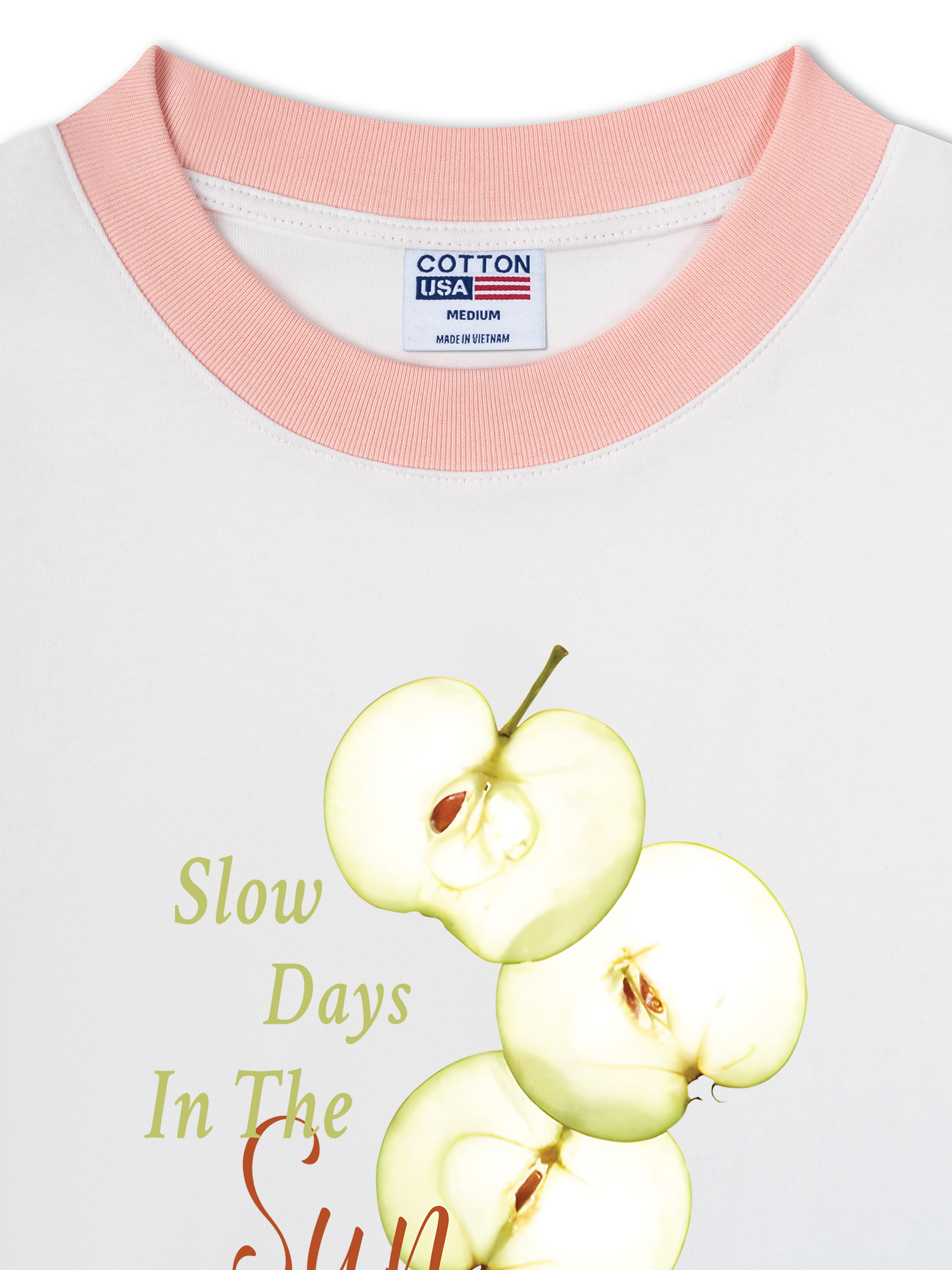 Áo Thun Ringer Relaxed Fit Tropical Slow Days In The Sun