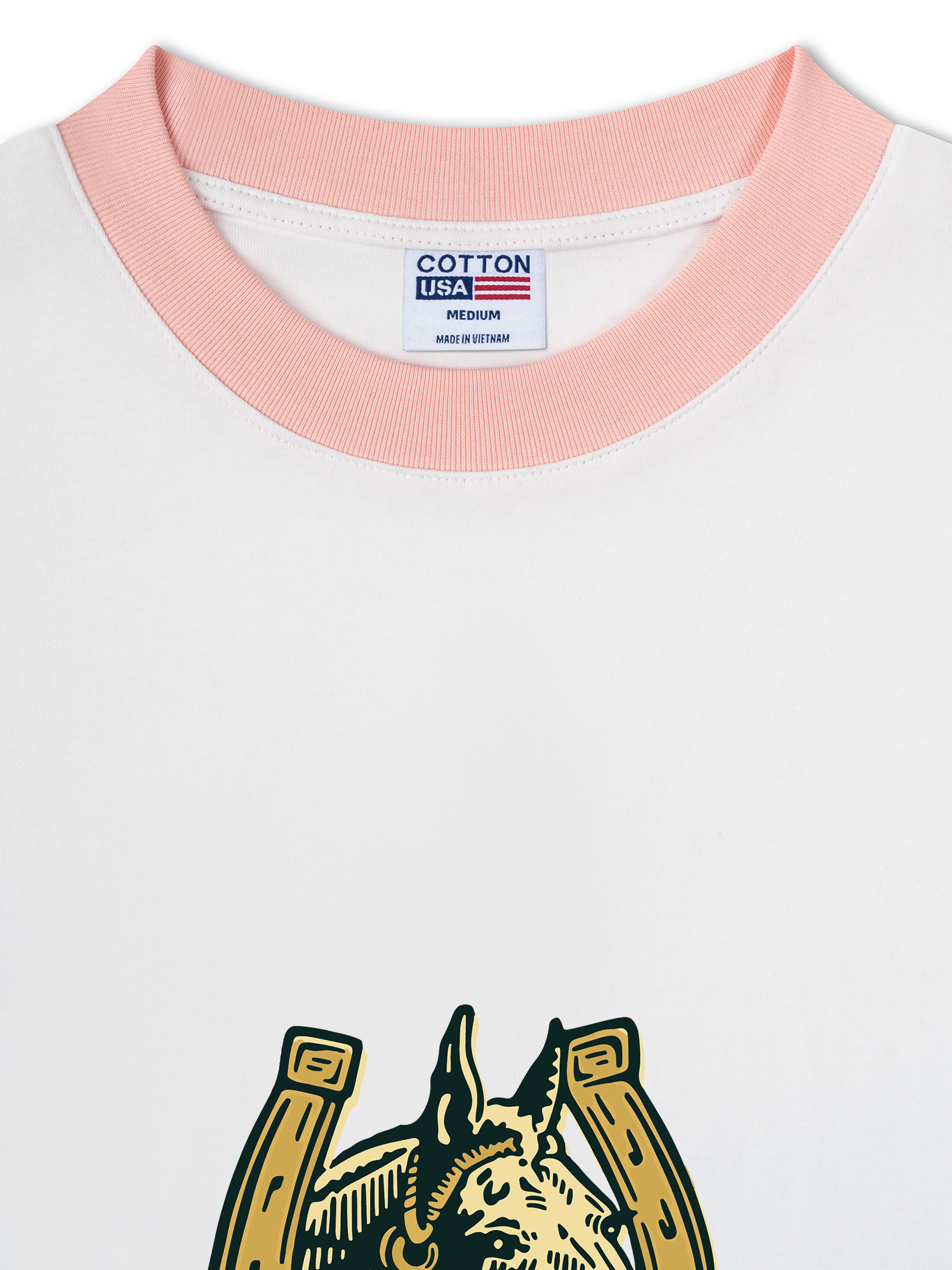 Áo Thun Ringer Relaxed Fit Marlboro Horse Shoe