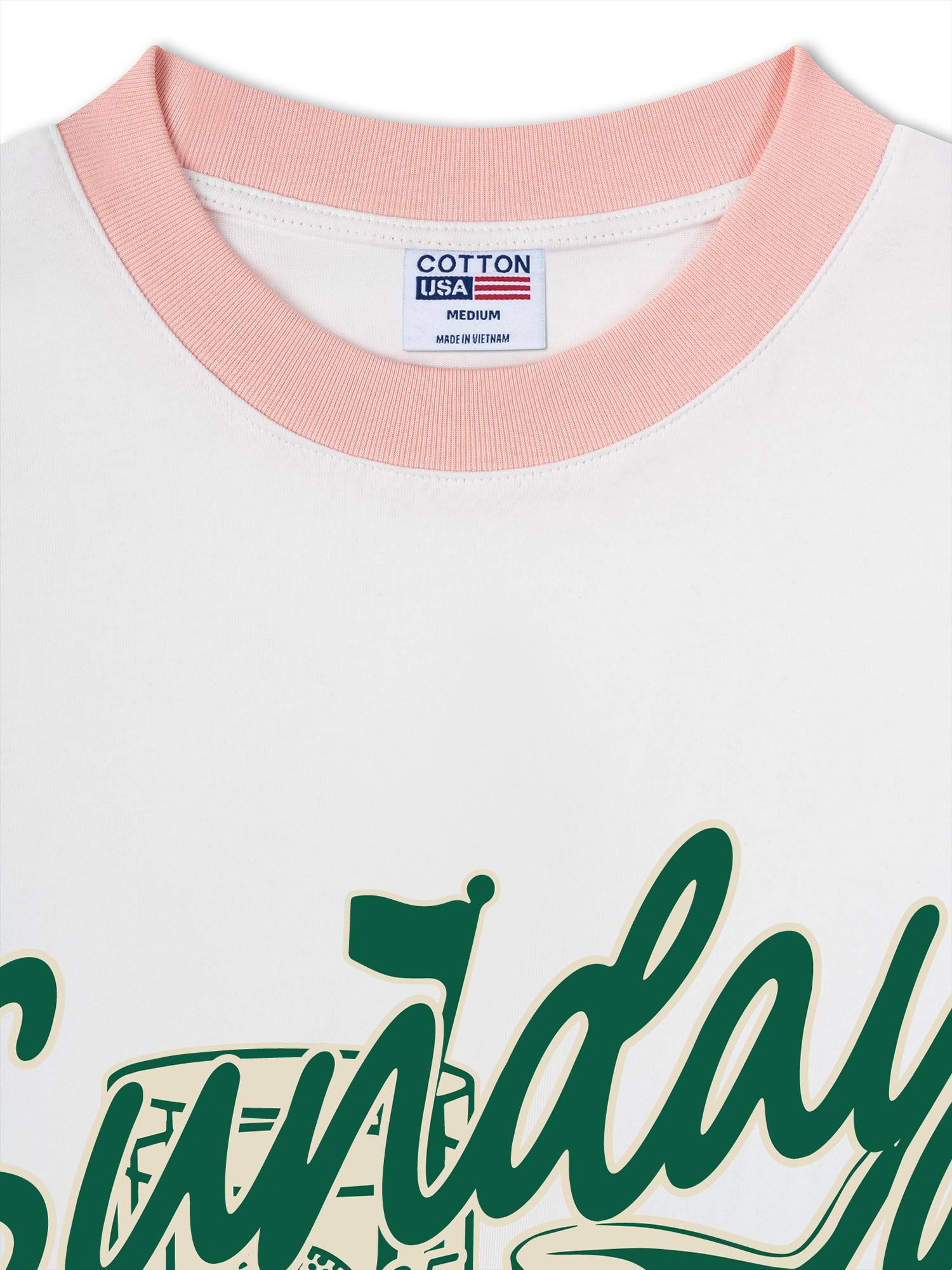 Áo Thun Ringer Relaxed Fit Golf USA Sunday Club