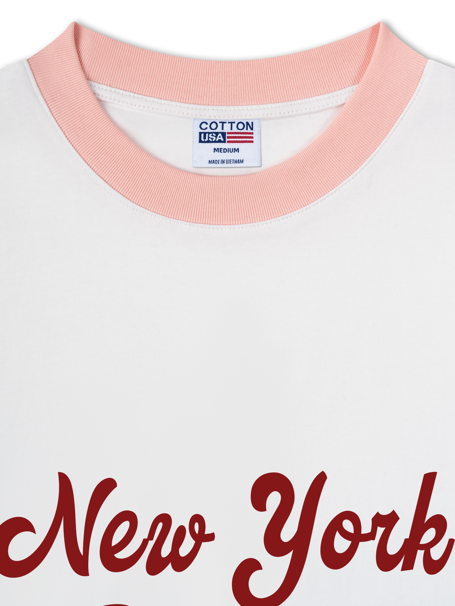 Áo Thun Ringer Relaxed Fit Baseball NewYork Ice Cream