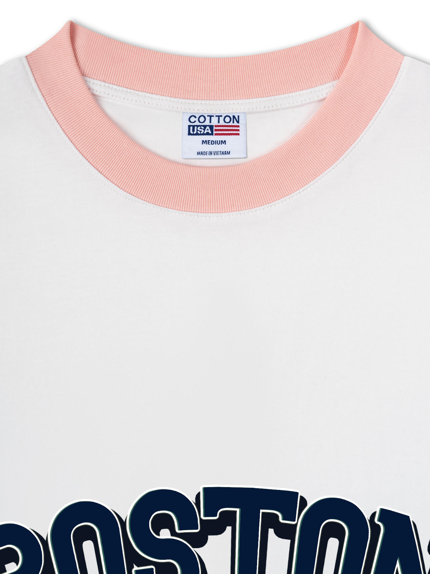 Áo Thun Ringer Relaxed Fit Baseball Boston Teddy