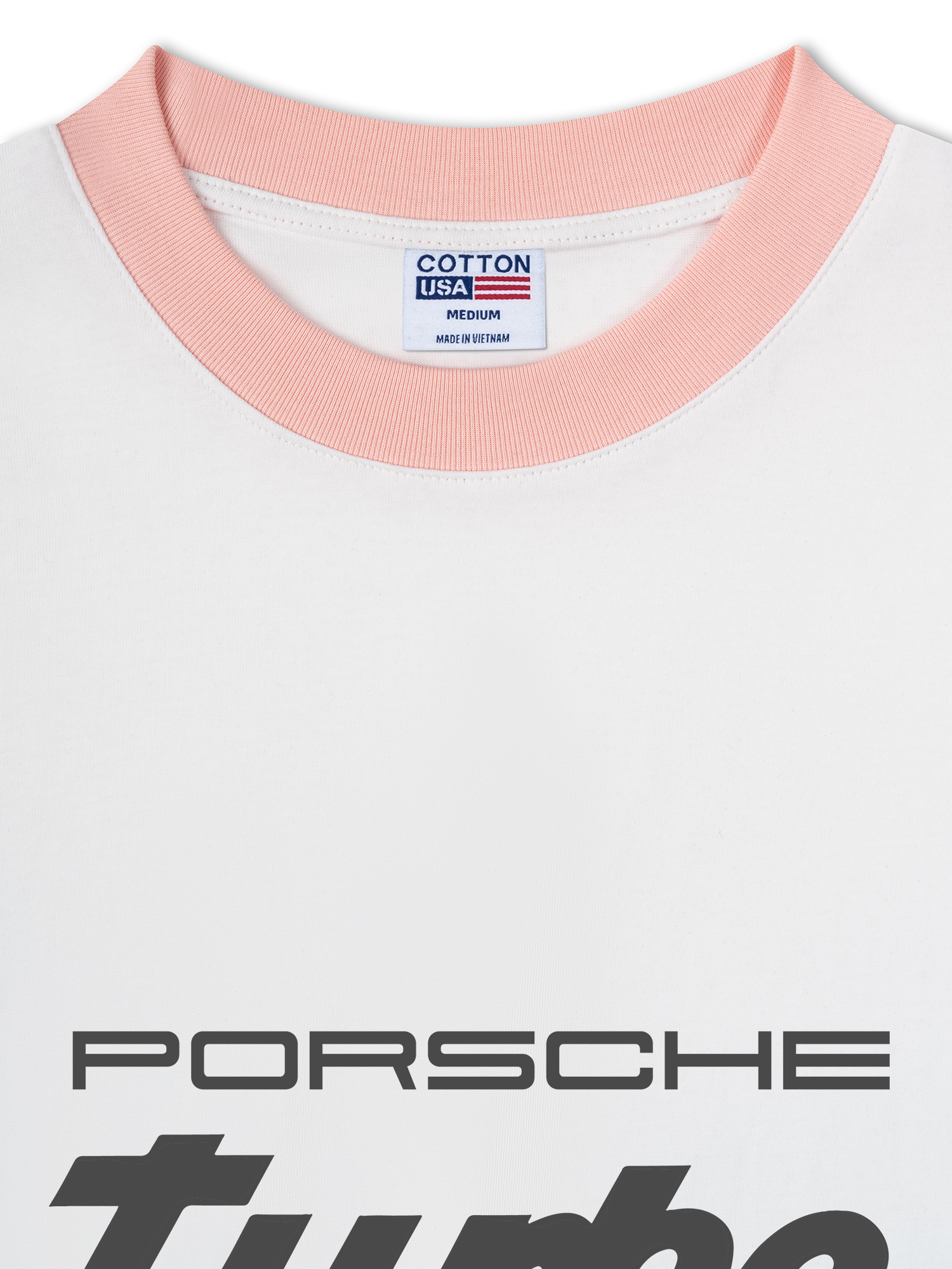 Áo Thun Ringer Relaxed Fit Porsche Turbo Golden Race