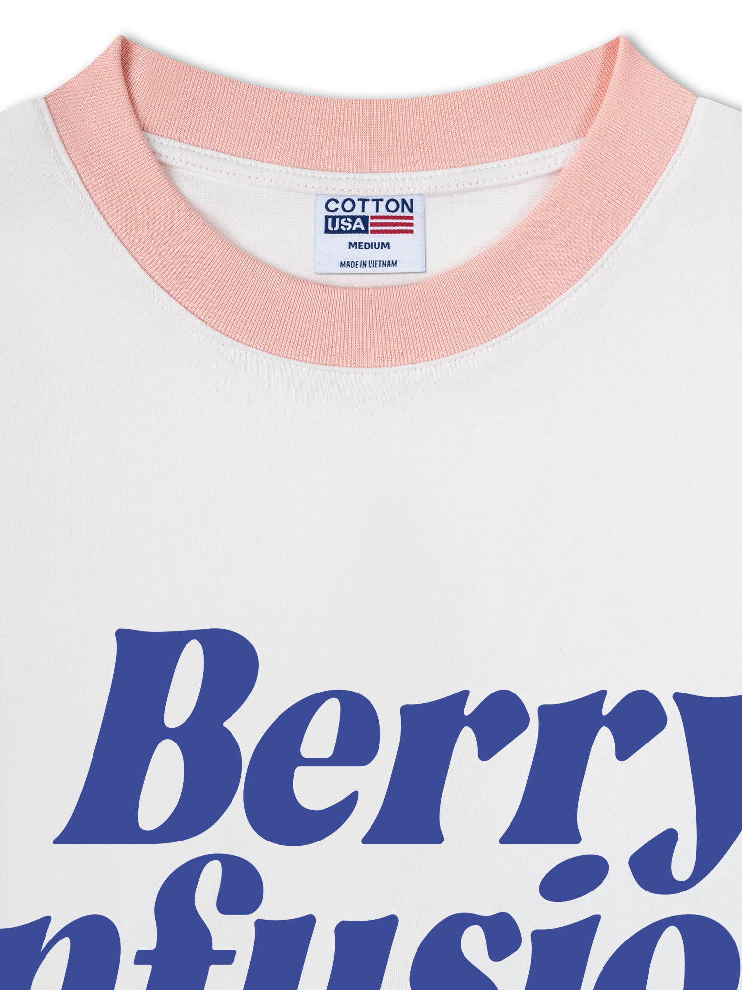 Áo Thun Ringer Relaxed Fit Tropical Berry Infusion