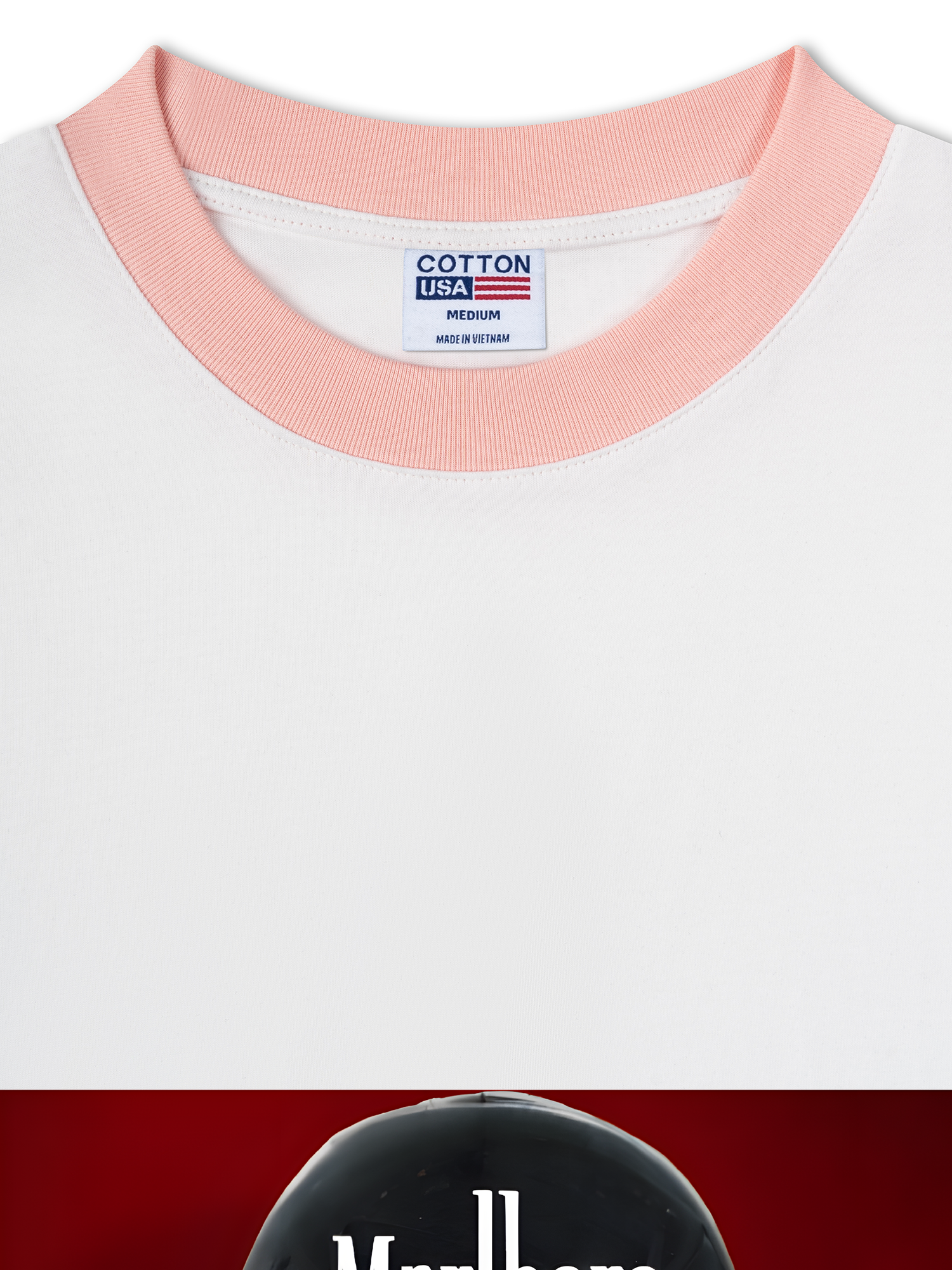 Áo Thun Ringer Relaxed Fit Marlboro Goth Barbie