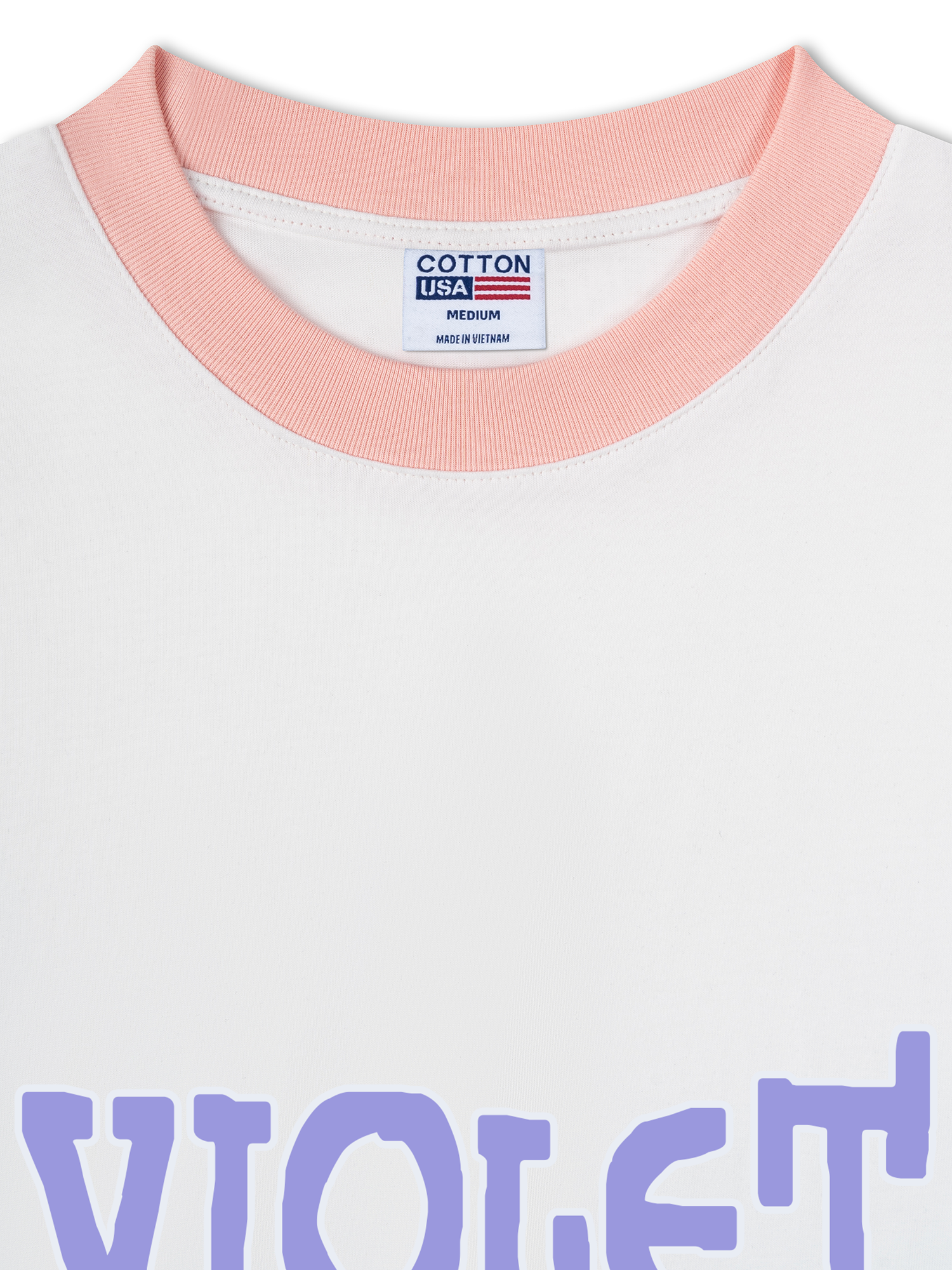 Áo Thun Ringer Relaxed Fit Floral Indoor Violet