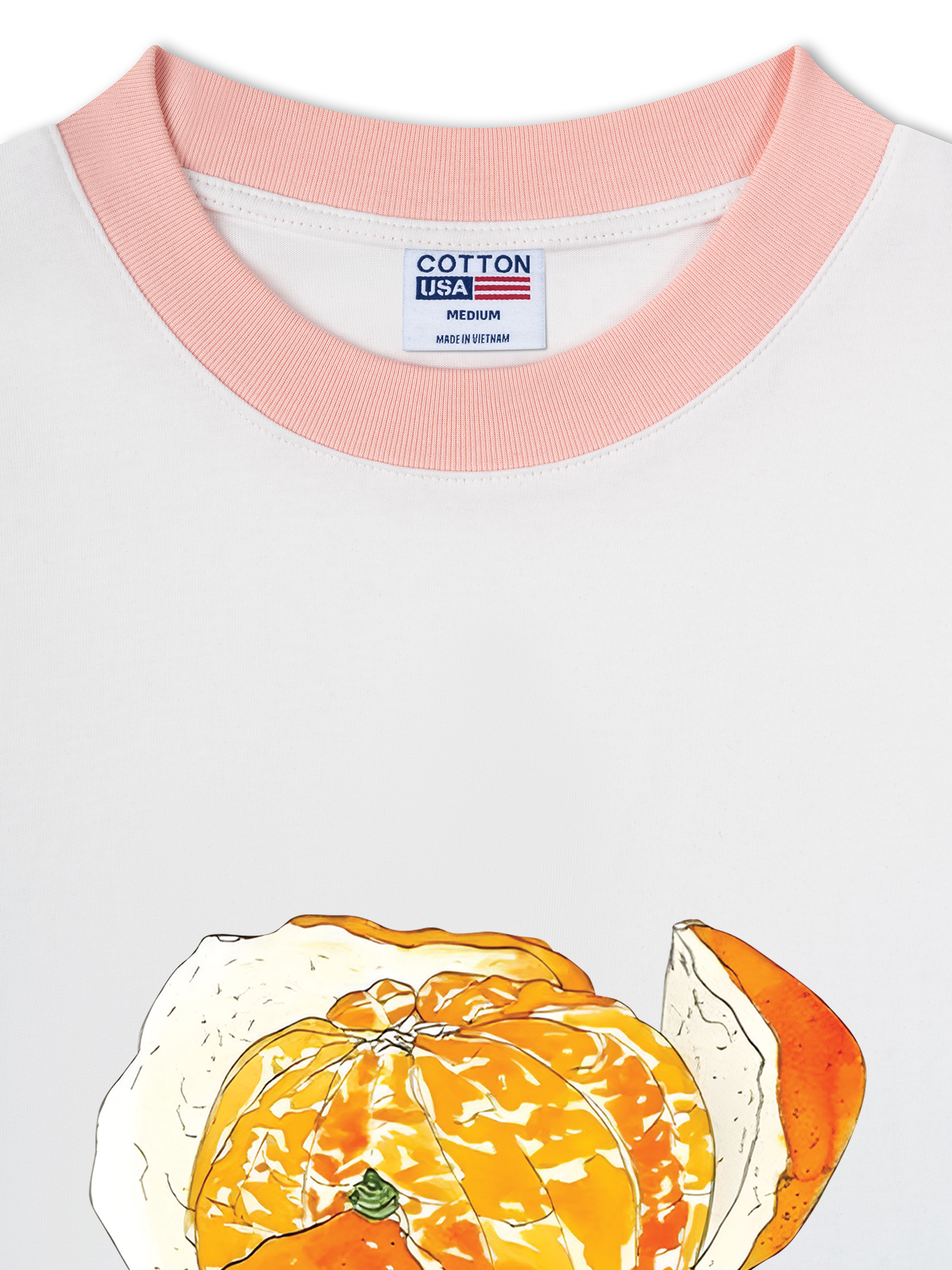 Áo Thun Ringer Relaxed Fit Tropical When Life Gives You Tanerines