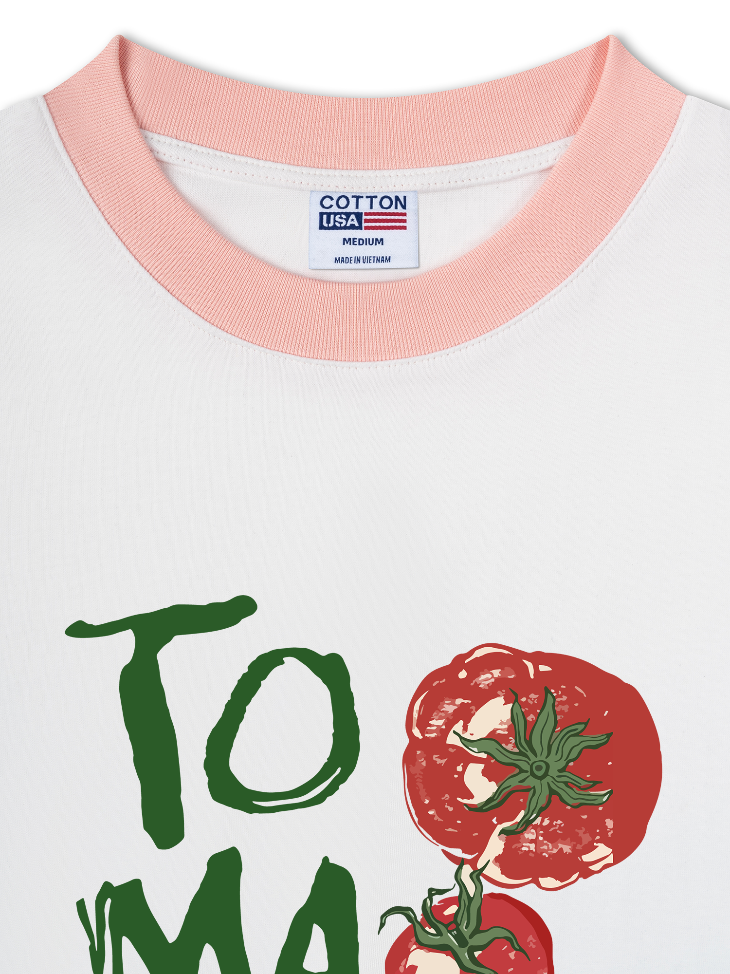 Áo Thun Ringer Relaxed Fit Tropical Tomato