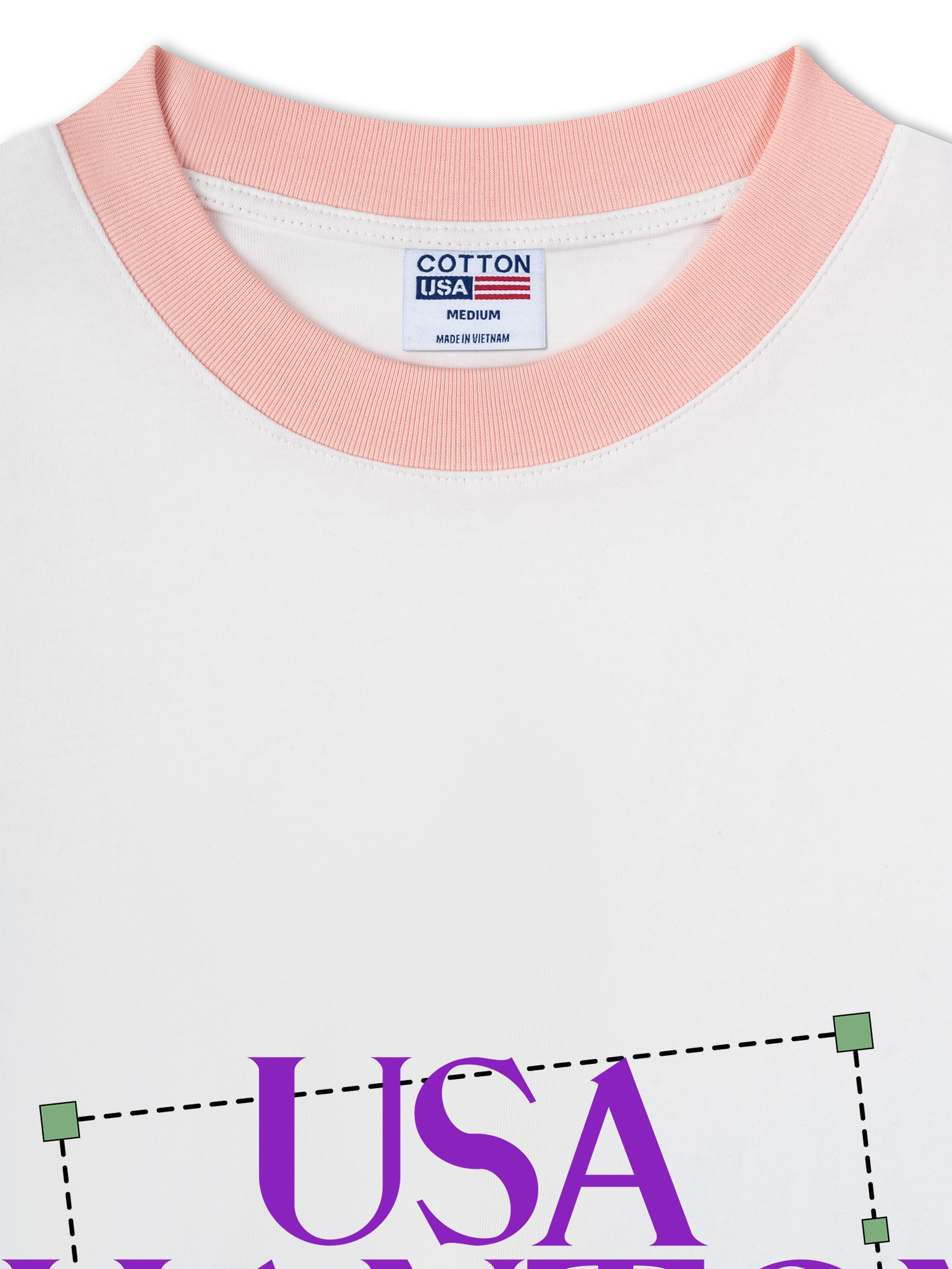 Áo Thun Ringer Relaxed Fit USA Phantom Chase