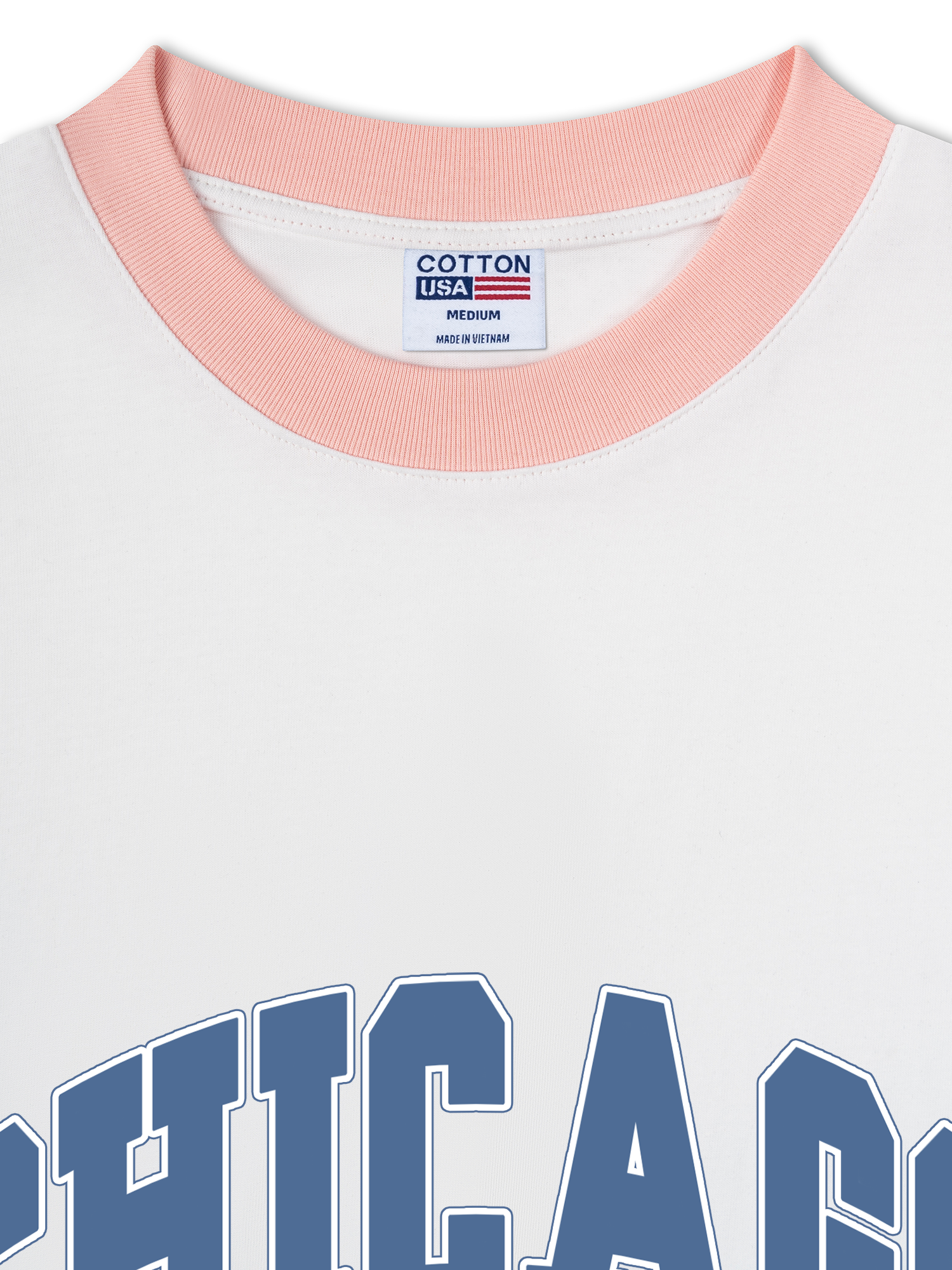 Áo Thun Ringer Relaxed Fit City Chicago