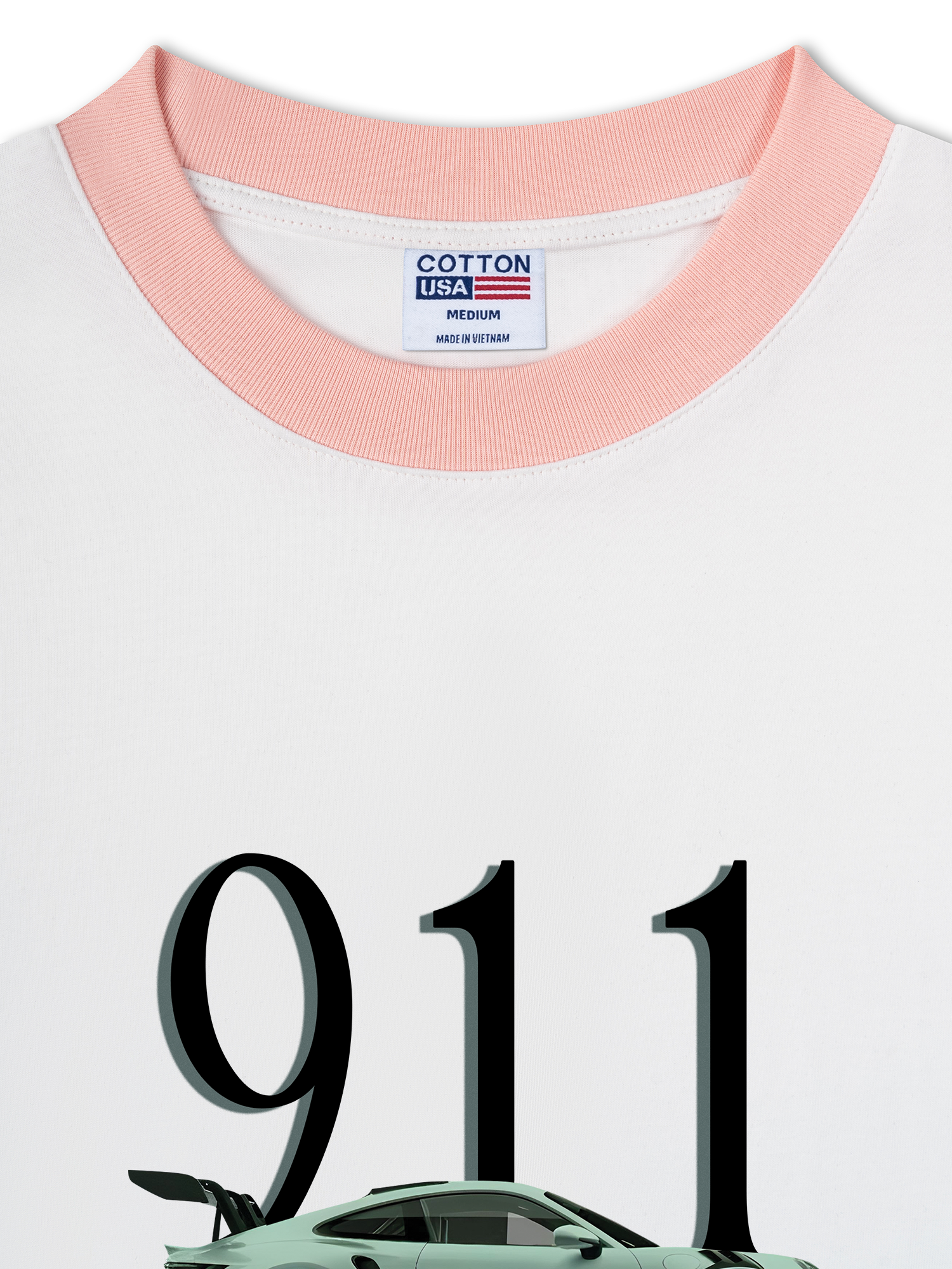 Áo Thun Ringer Relaxed Fit 911 Porsche