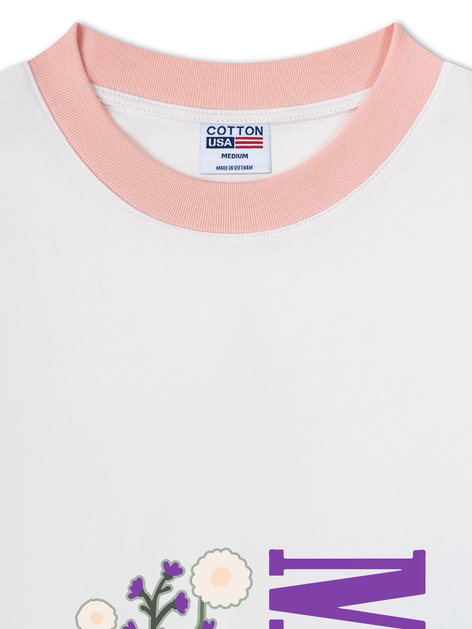 Áo Thun Ringer Relaxed Fit Marlboro Flower In My Boot