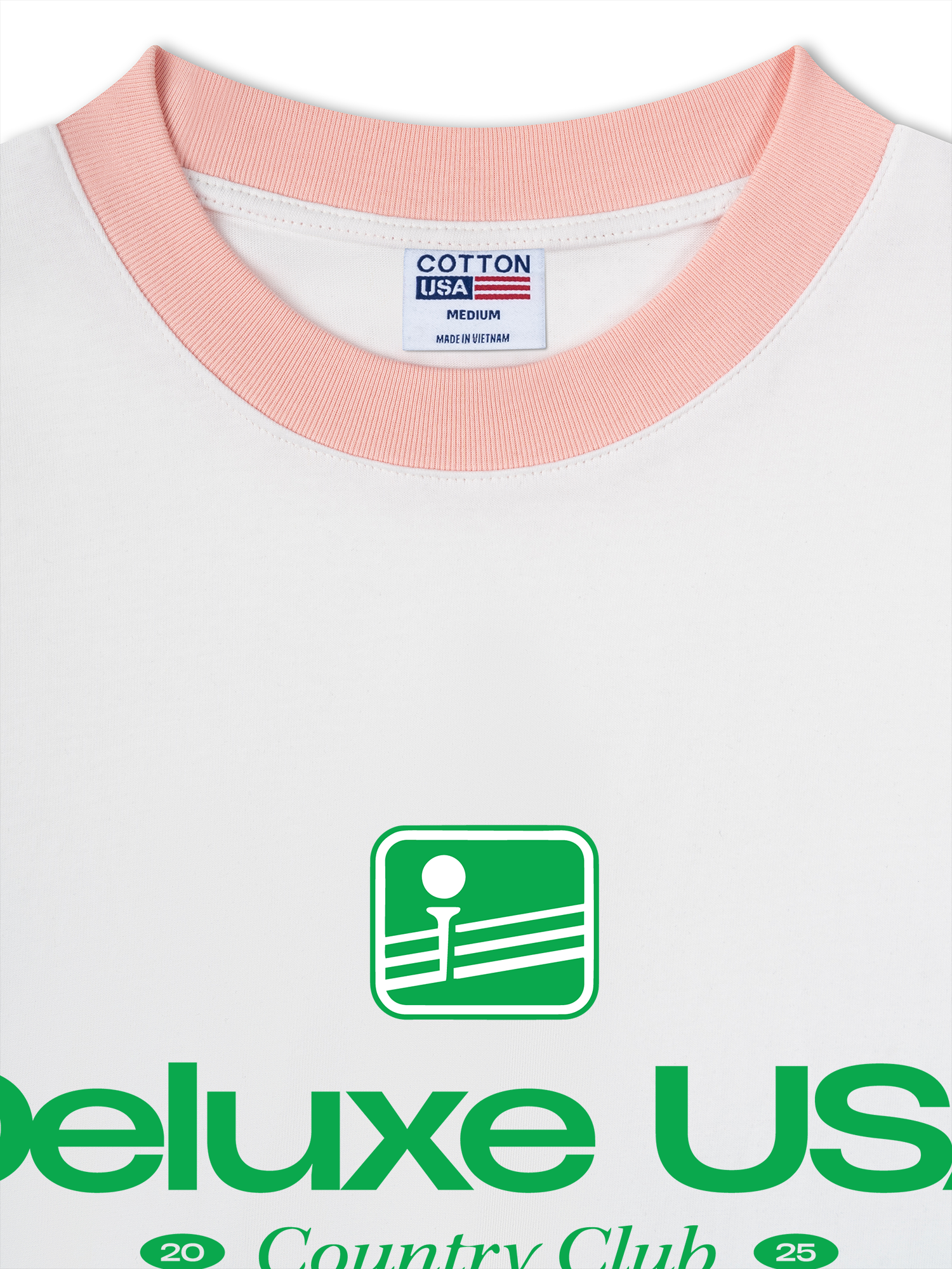 Áo Thun Ringer Relaxed Fit Golf Deluxe Country Club