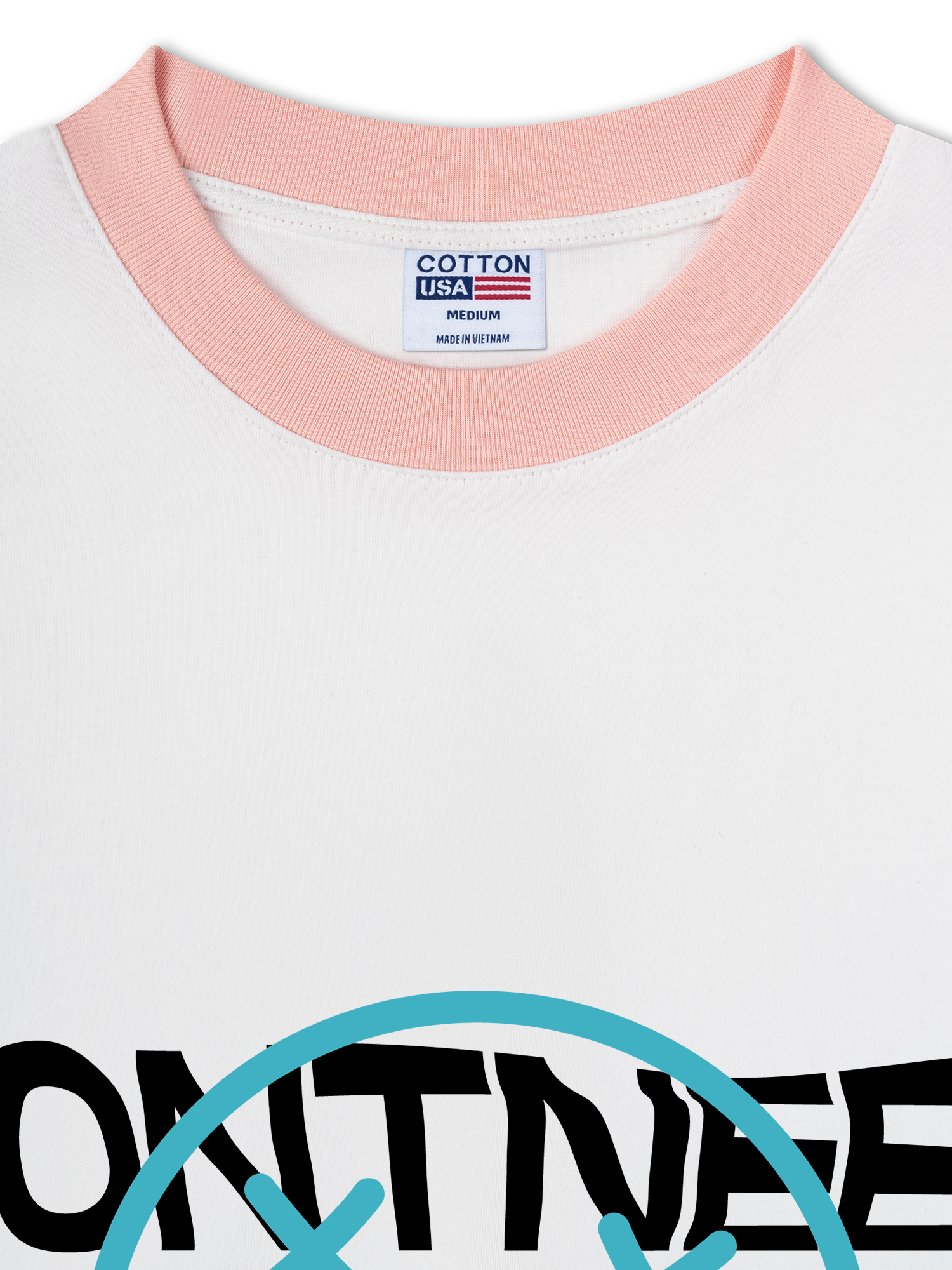 Áo Thun Ringer Relaxed Fit USA Dont Need Reason