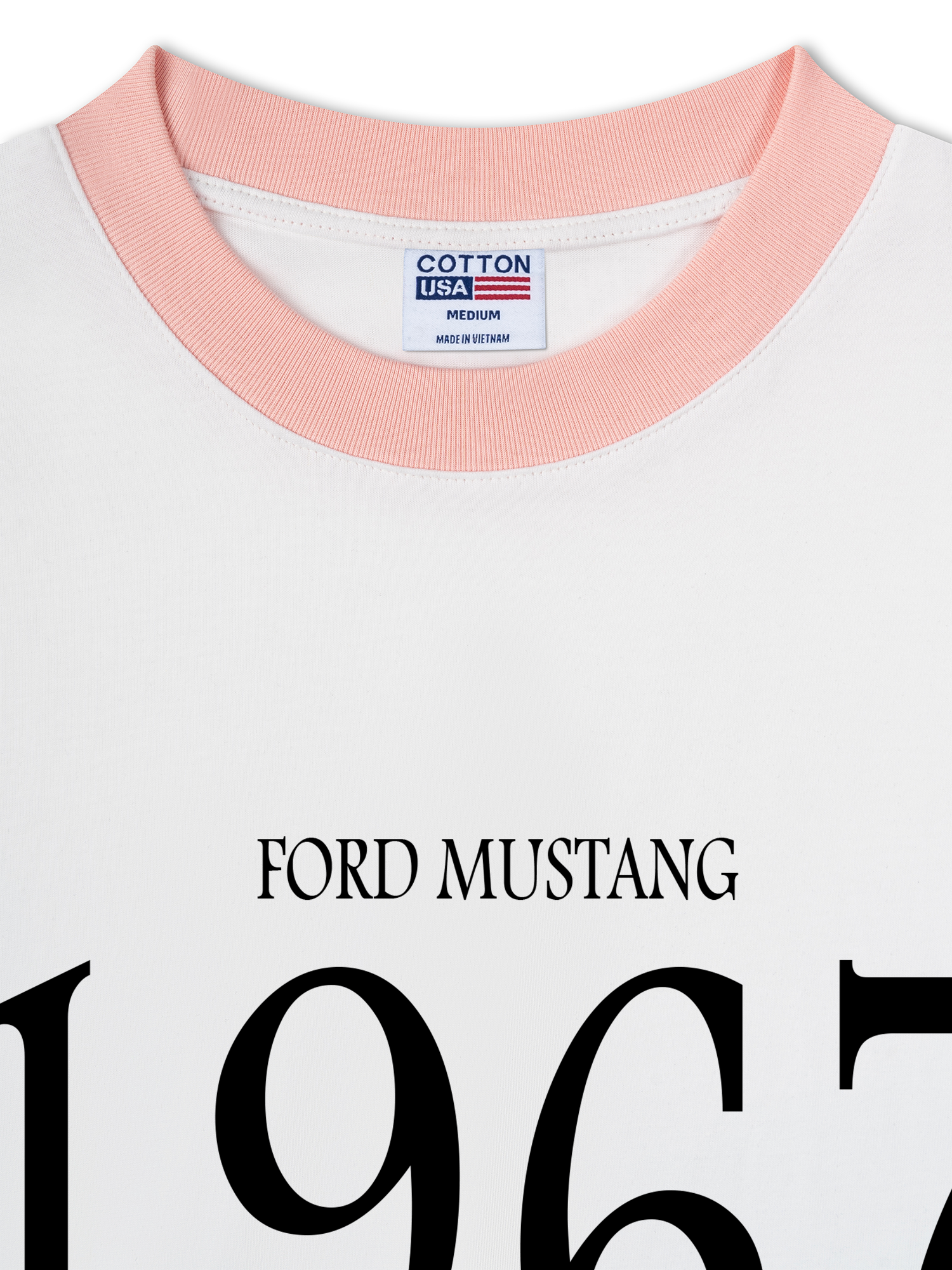 Áo Thun Ringer Relaxed Fit Mustang 1967