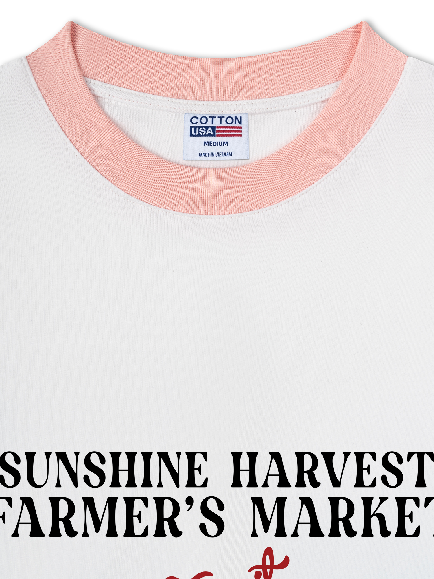 Áo Thun Ringer Relaxed Fit Tropical Watermelon Farm Marrket