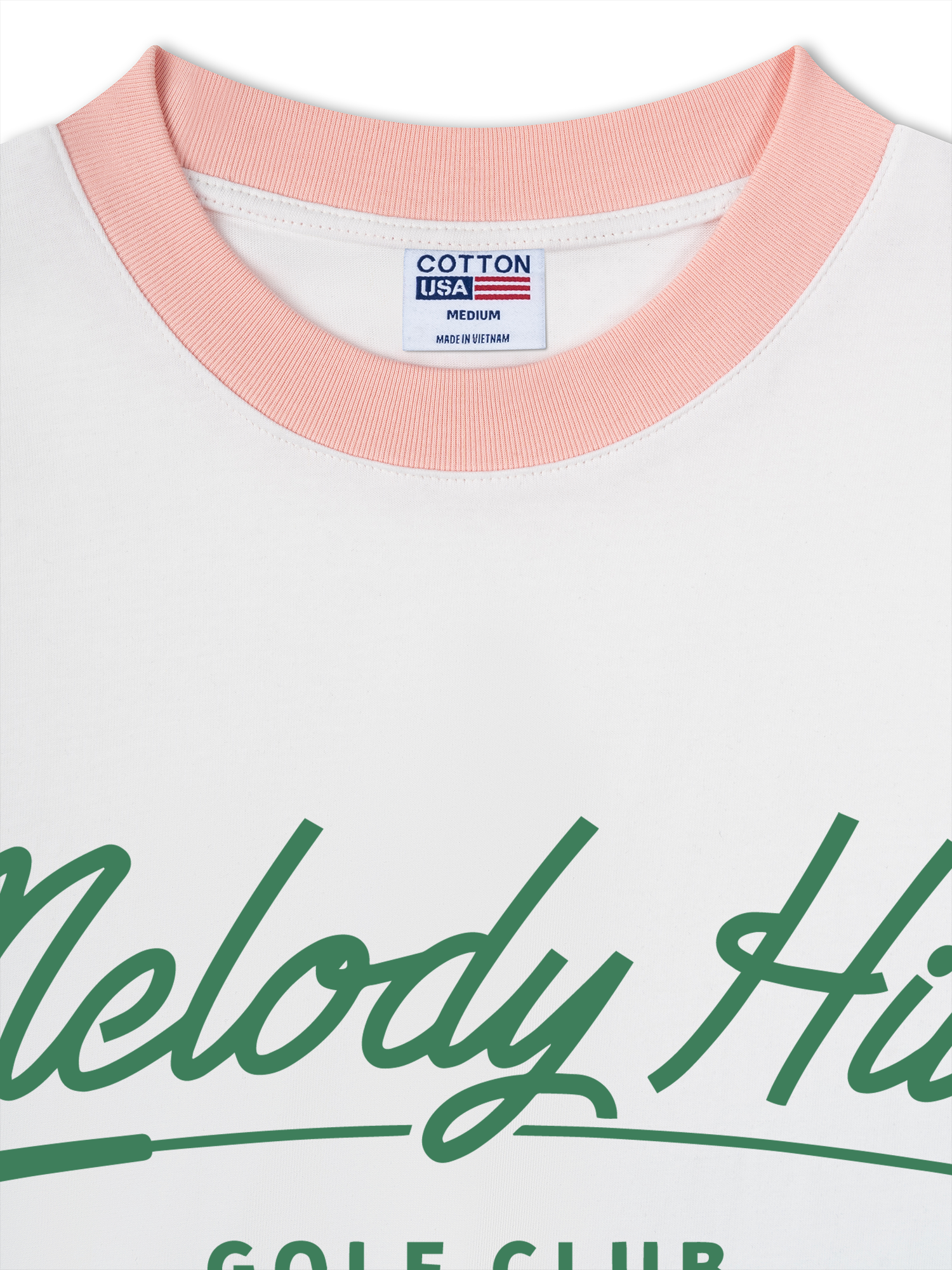 Áo Thun Ringer Relaxed Fit Golf Melody Hill