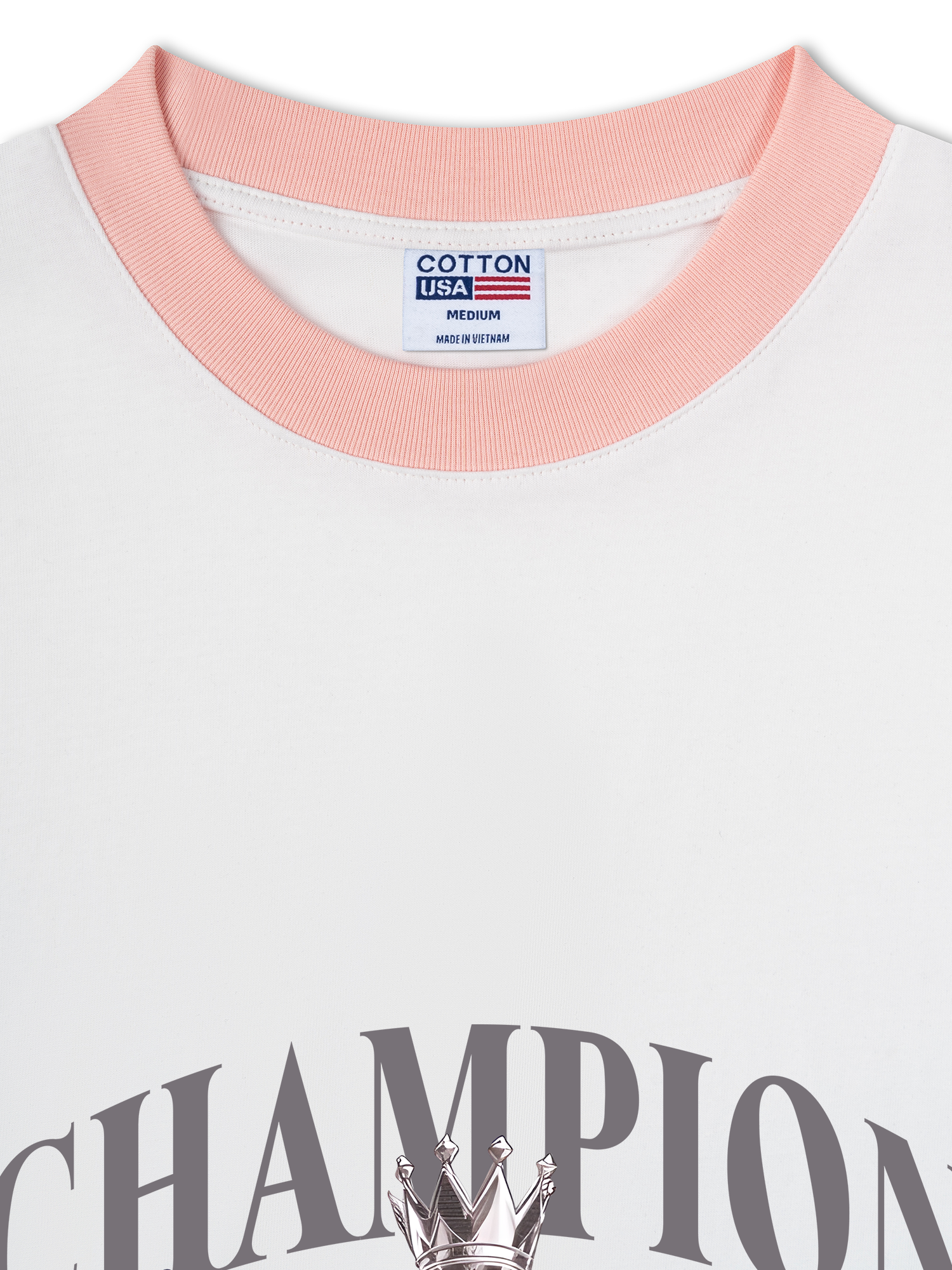 Áo Thun Ringer Relaxed Fit Champions Royal Team