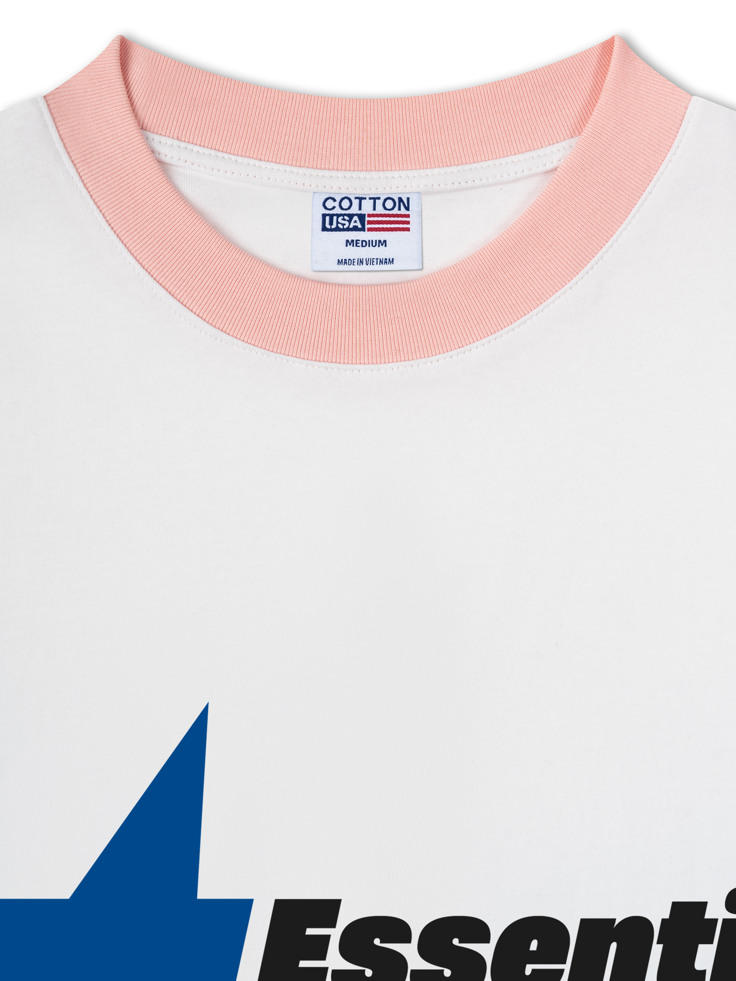 Áo Thun Ringer Relaxed Fit USA Essential Prime